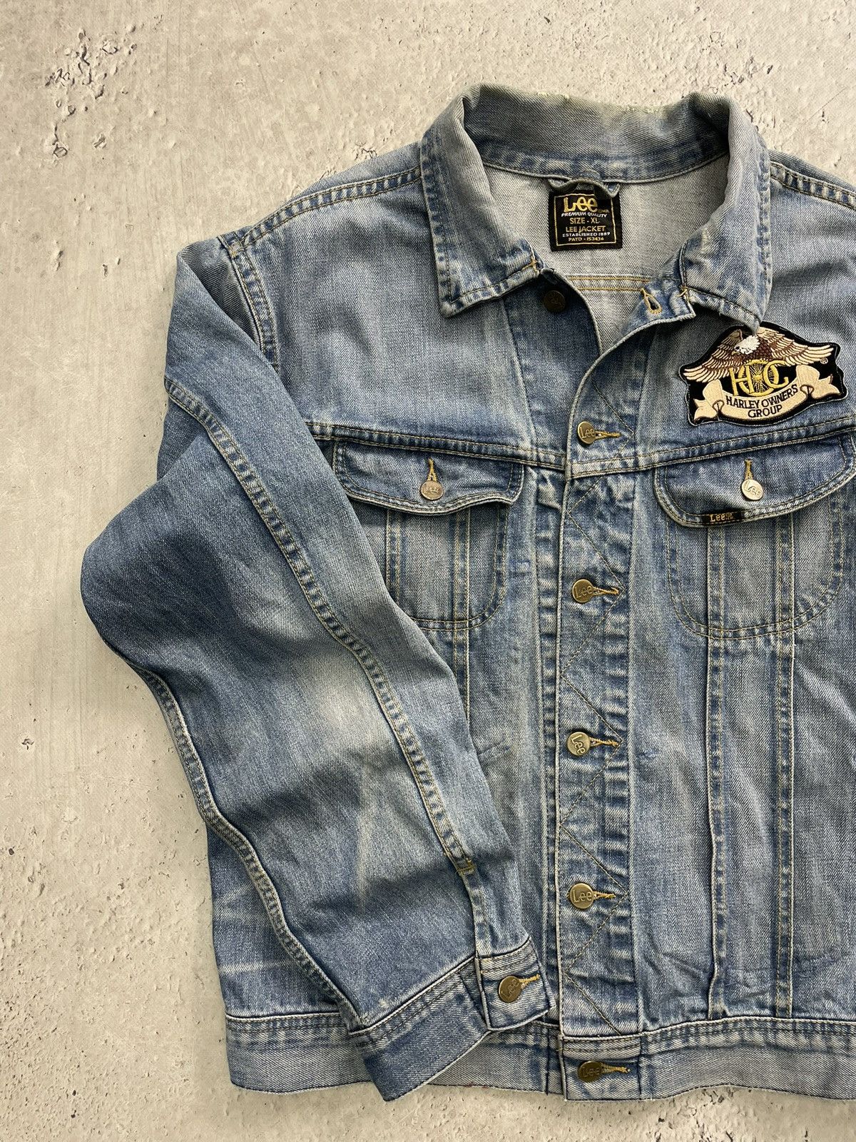 Lee Rare lee storm rider denim 90s jacket harley davidson y2k Size US XL / EU 56 / 4 - 6 Thumbnail