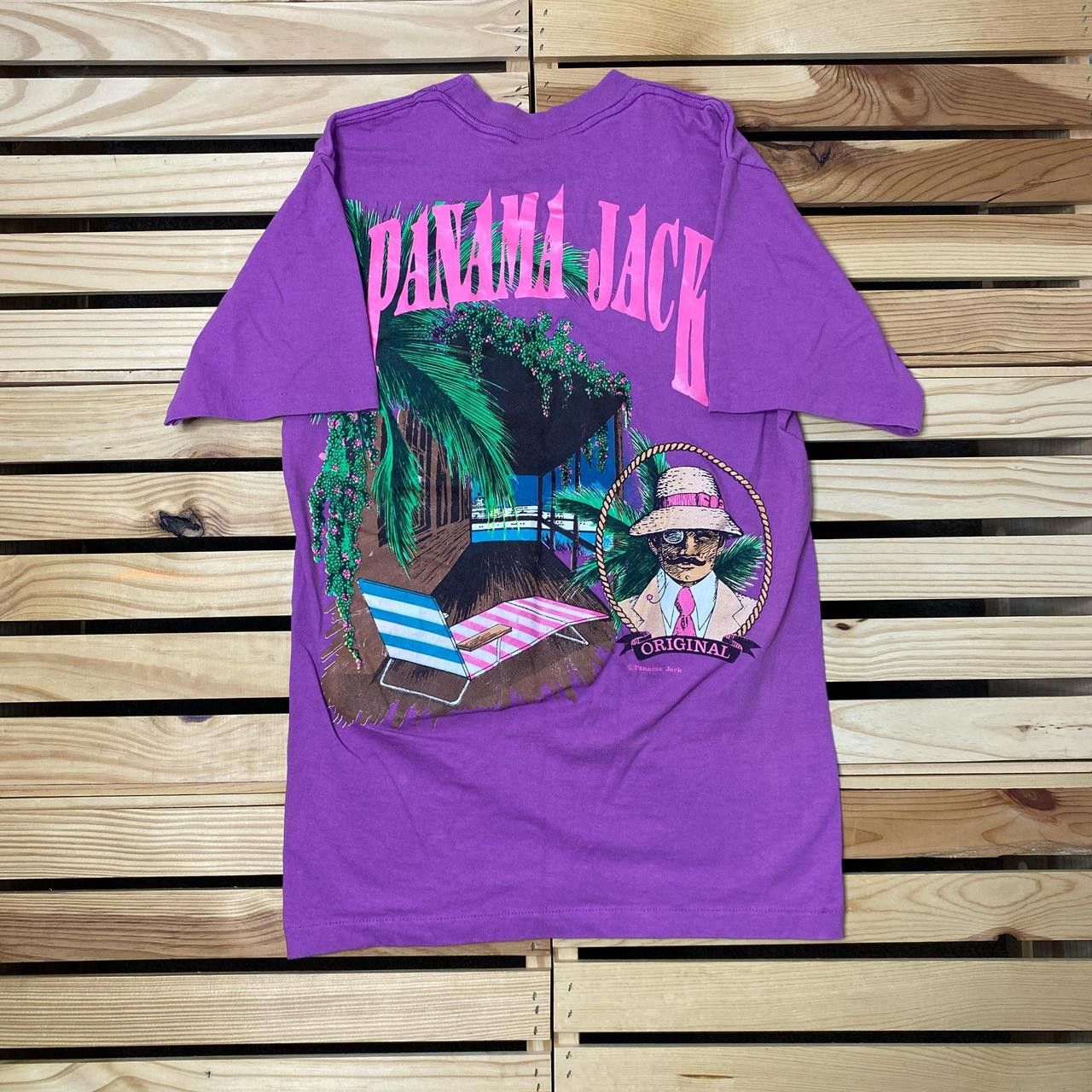 Panama Jack Vintage Panama Jack Purple Surf Tee Size Medium Size US M / EU 48-50 / 2 - 1 Thumbnail