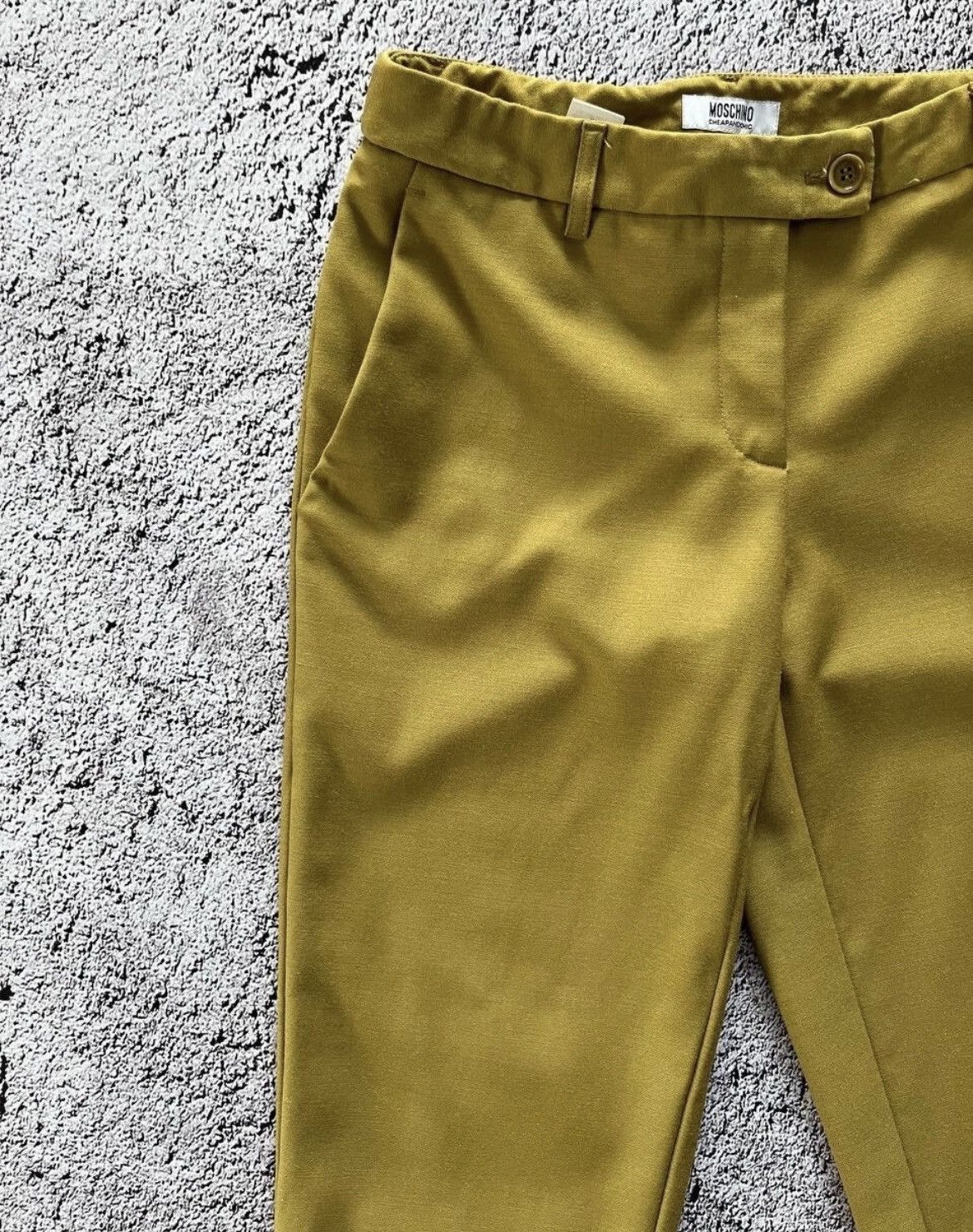 Moschino Moschino Cheap and Chic Cropped Wool Trousers Size 30" / US 8 / IT 44 - 2 Thumbnail