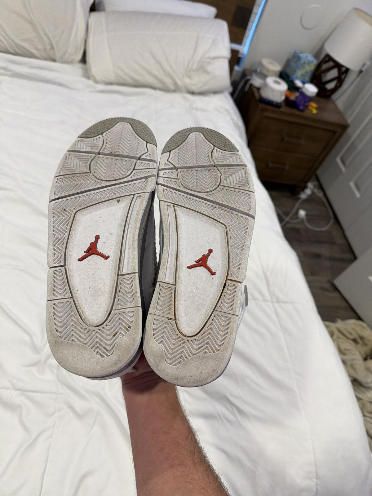 Jordan Brand Air Jordan 4 Retro ‘White Oreo’ Size US 9.5 / EU 42-43 - 5 Thumbnail