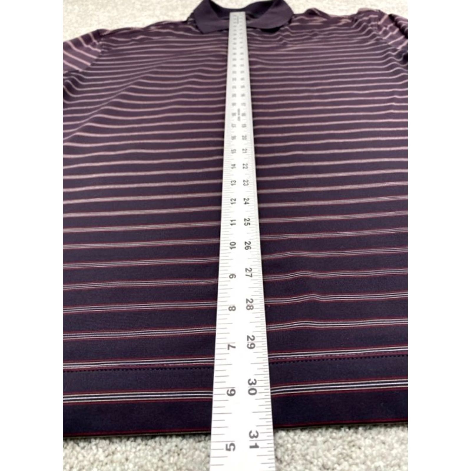 Nike Nike Dri FIT Golf Polo Shirt M Adult Multicolor Striped Short Sleeve Nike Logo 335839-511 Mens Polo Size US M / EU 48-50 / 2 - 6 Thumbnail