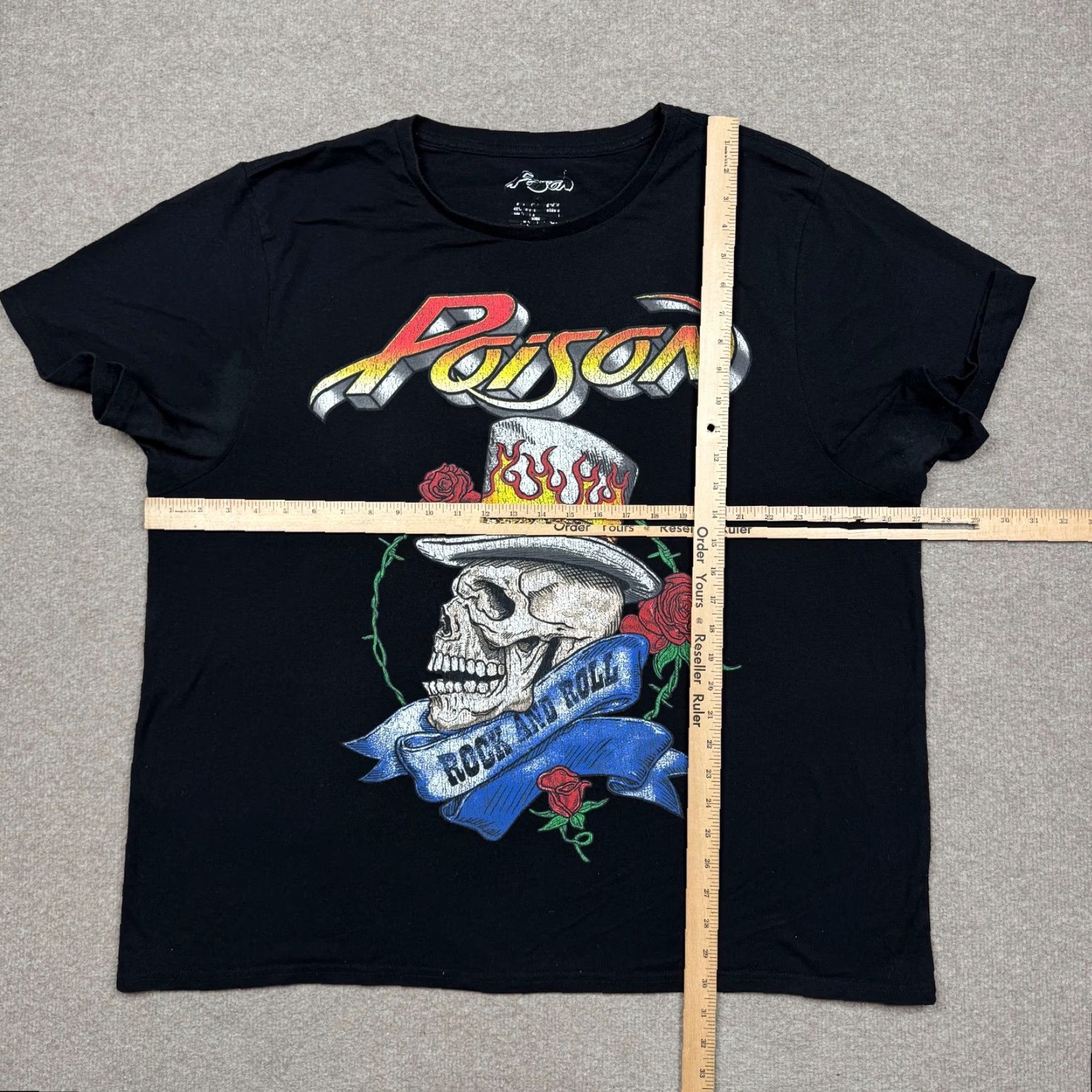 Vintage VINTAGE Poison Graphic T Shirt? Size XXL / US 16-18 / IT 52-54 - 7 Thumbnail