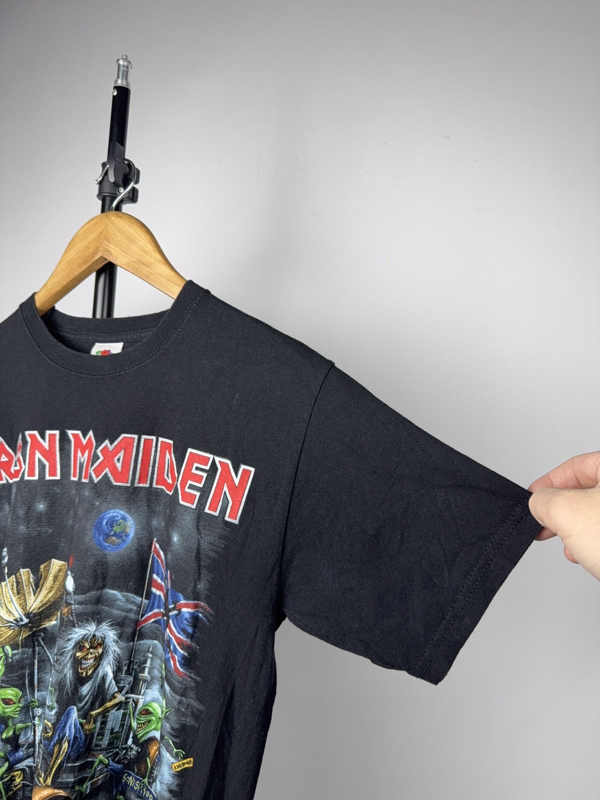 Iron Maiden 00s Iron Maiden 2011 Eddie Bulldozer Vintage Band T-Shirt Size US S / EU 44-46 / 1 - 7 Thumbnail