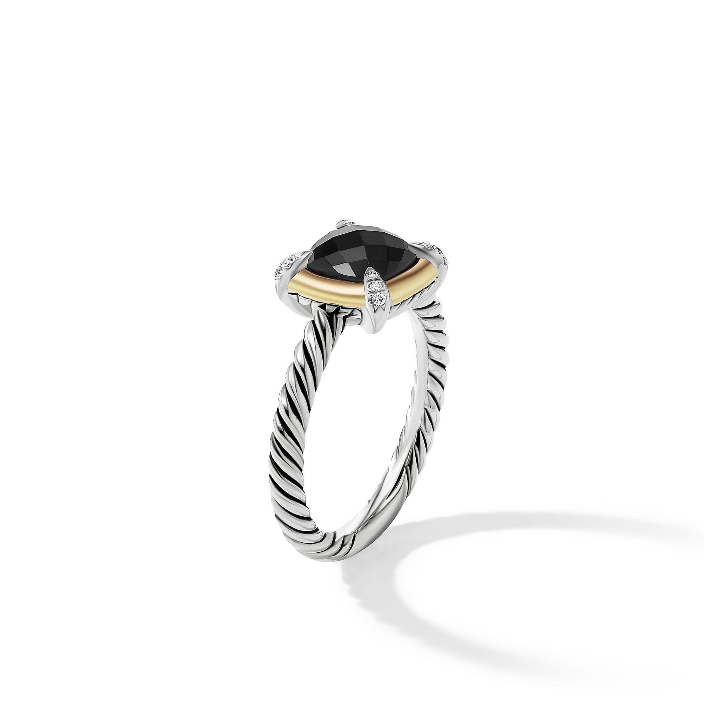 David Yurman o1w1db10325 Petite Chatelaine Ring in Sterling Silver Size ONE SIZE - 2 Thumbnail