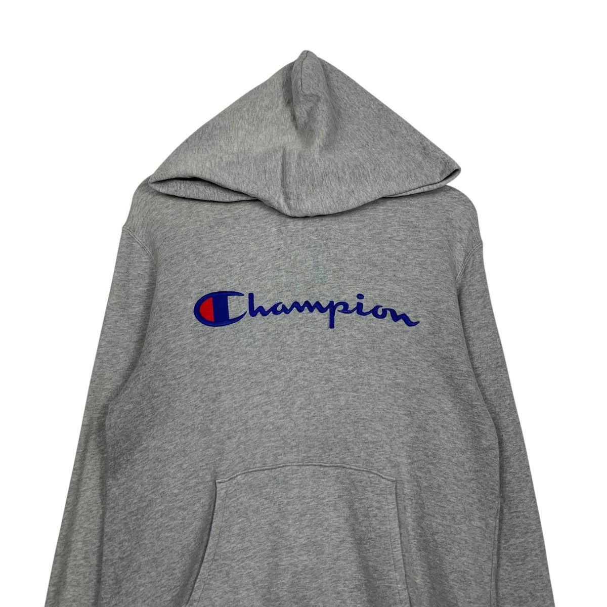 Champion Vintage Y2K CHAMPION Big Logo Pullover Hoodies #2213-C98 Size US M / EU 48-50 / 2 - 2 Thumbnail
