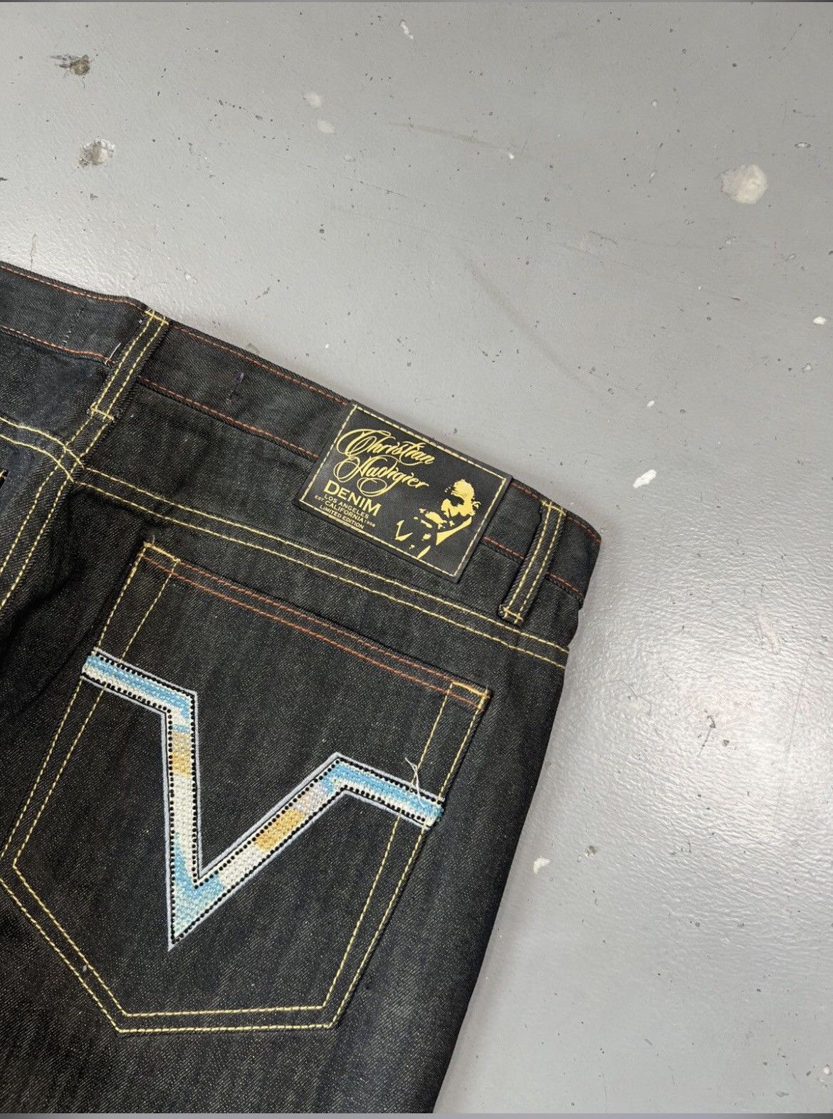 Ed Hardy Vintage Edhardy crazy baggy denim Size US 40 / EU 56 - 8 Thumbnail