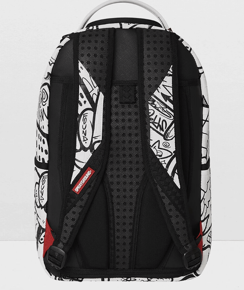 Sprayground Sprayground Doodle Black & White Backpack 20 L Size ONE SIZE - 4 Thumbnail