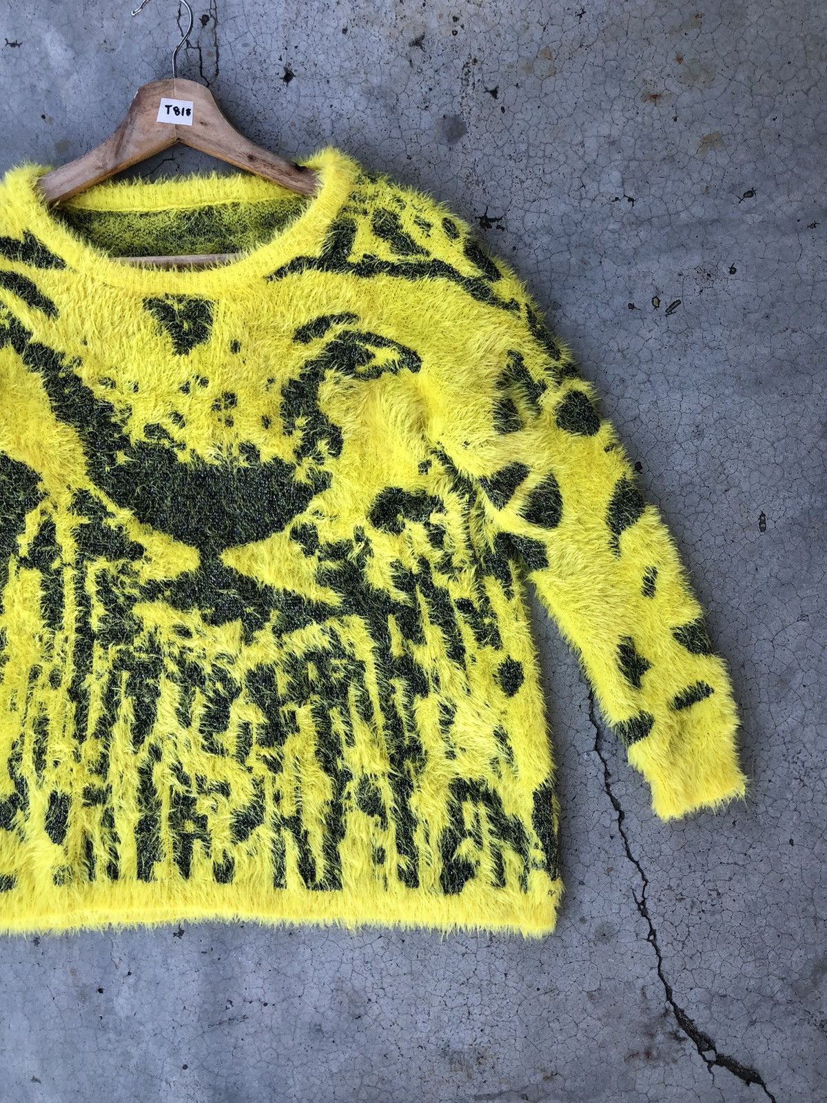 Aran Isles Knitwear × Designer Vintage Knitsweater Mohair Memeri/Jumper Size US S / EU 44-46 / 1 - 2 Thumbnail