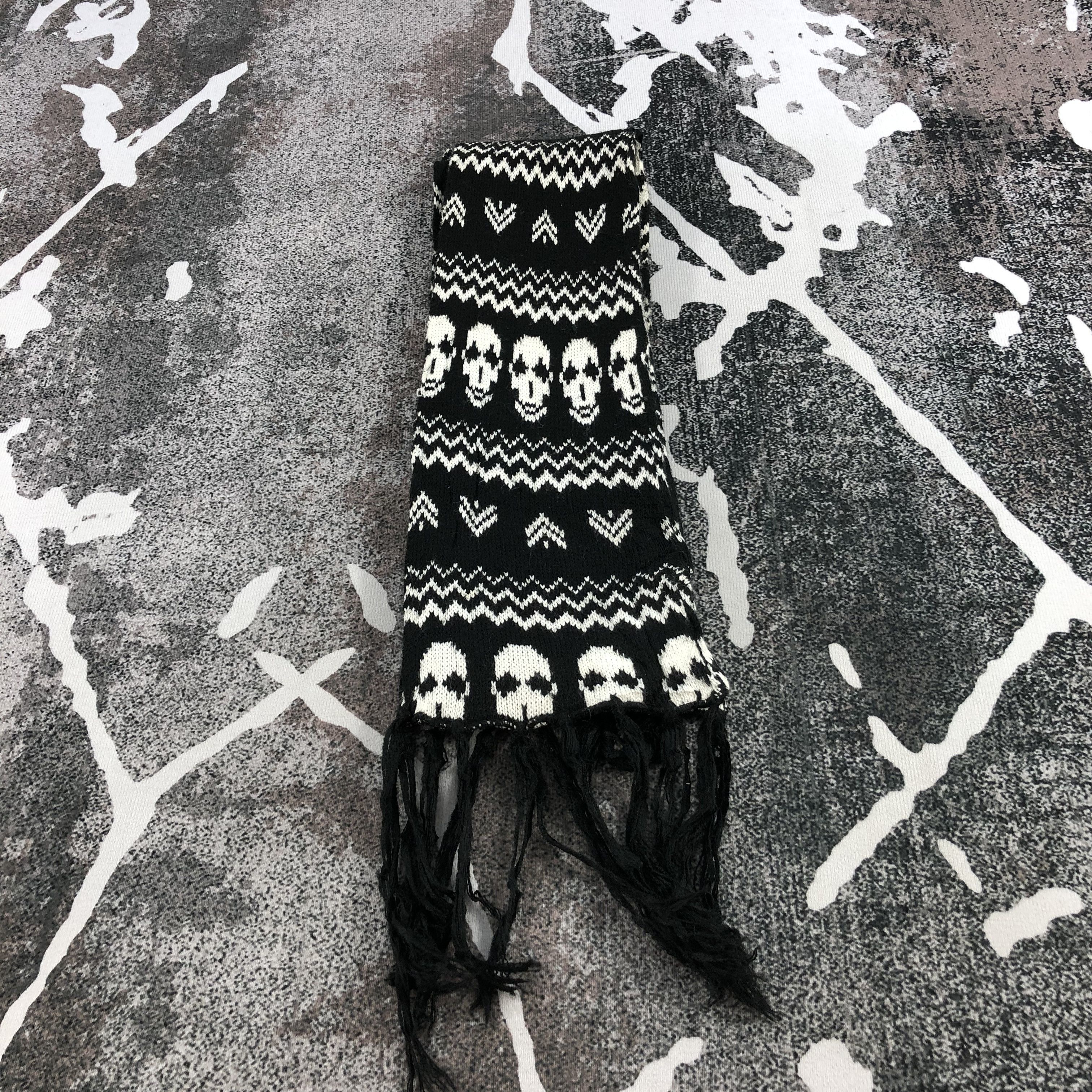 Seditionaries Skull Scarf Muffler Neckwear Neckpiece V596 Size ONE SIZE - 2 Thumbnail
