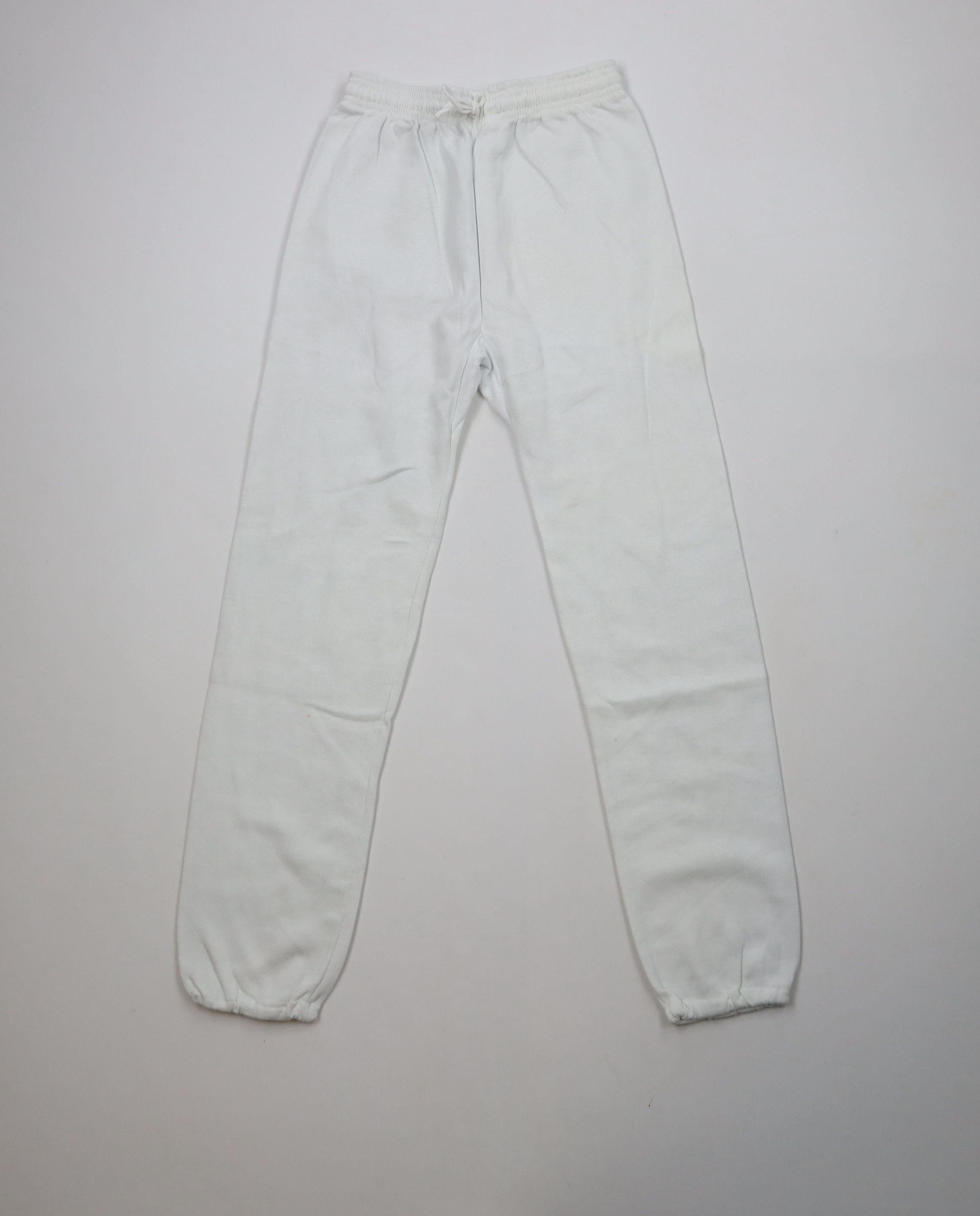 Vintage Vintage 90s Streetwear Cuffed Sweatpants Joggers White USA Size US 32 / EU 48 - 1 Thumbnail