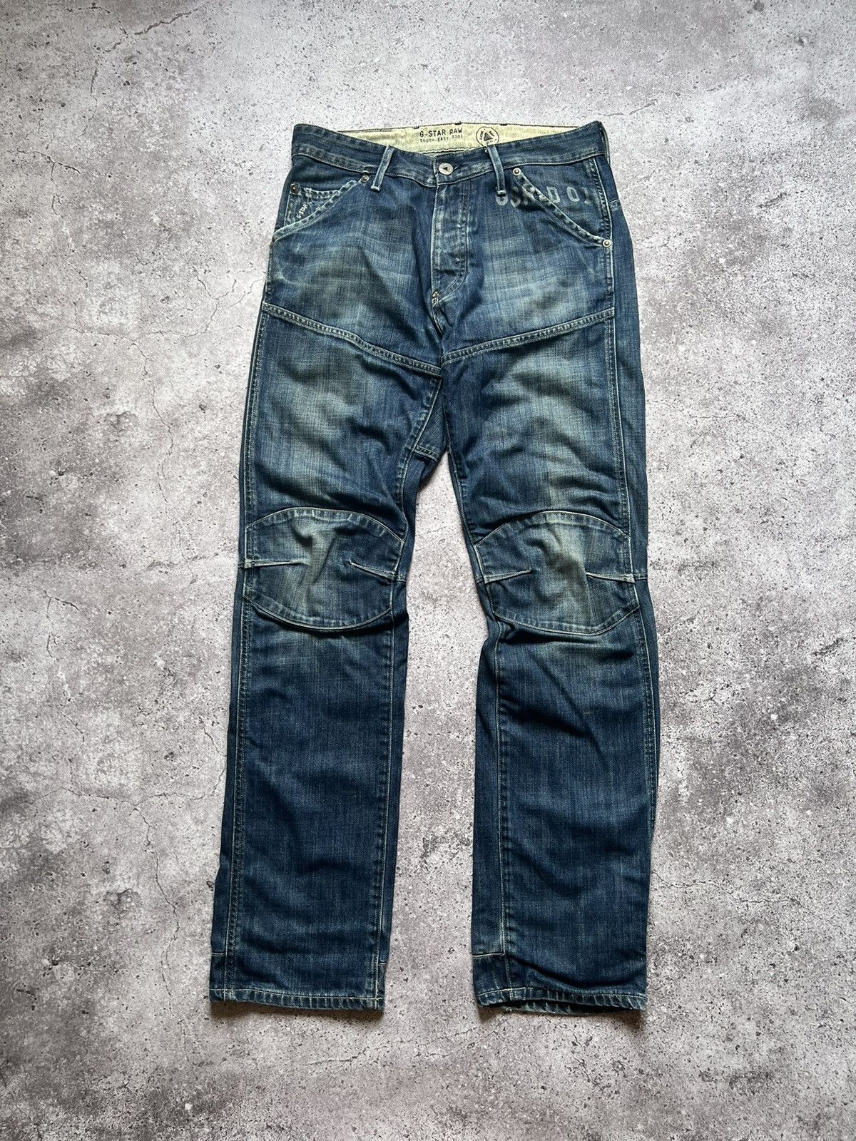 Denim Pants 104506 G Star G-Star Raw Denim Button Fly Jeans Men's