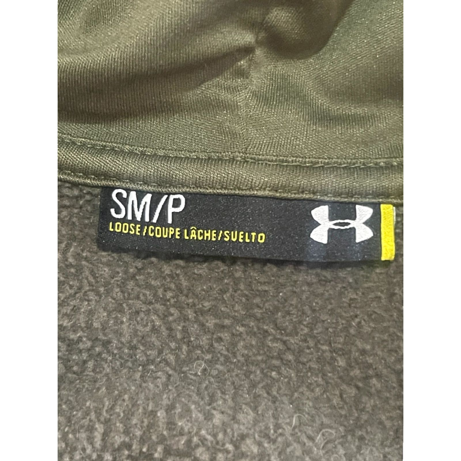 Under Armour Under armour Sweatshirt Womens Petite Small Green Full Zip Logo Regular Fit Activewear Modern Style Womens Size S / US 4 / IT 40 - 7 Thumbnail
