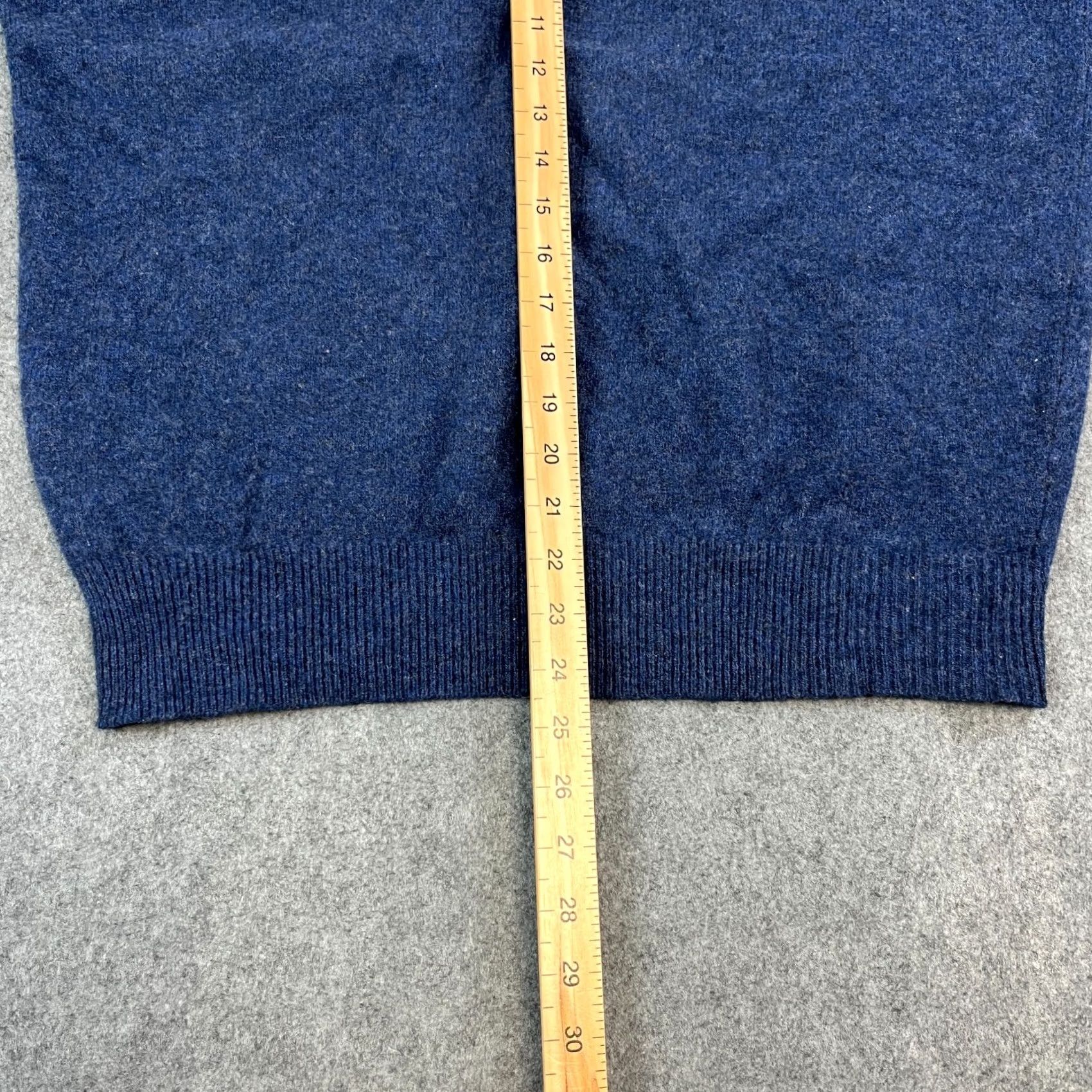 Polo Ralph Lauren VINTAGE Polo Ralph Lauren Mens Jumper Shirt 100% Lambswool Long Sleeve Large Blue Pullover Knit Logo Size US L / EU 52-54 / 3 - 4 Thumbnail
