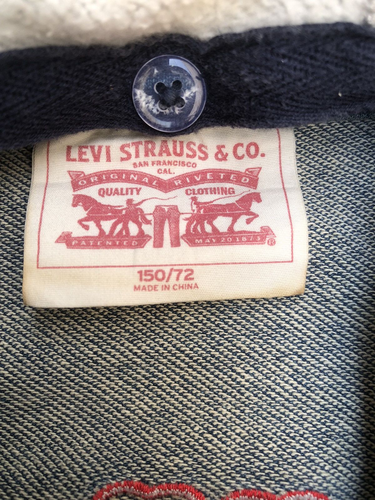 Levi's Levi’s Jeans Jacket Hoodie Patchwork Number Nine LGB Style Size US M / EU 48-50 / 2 - 15 Thumbnail