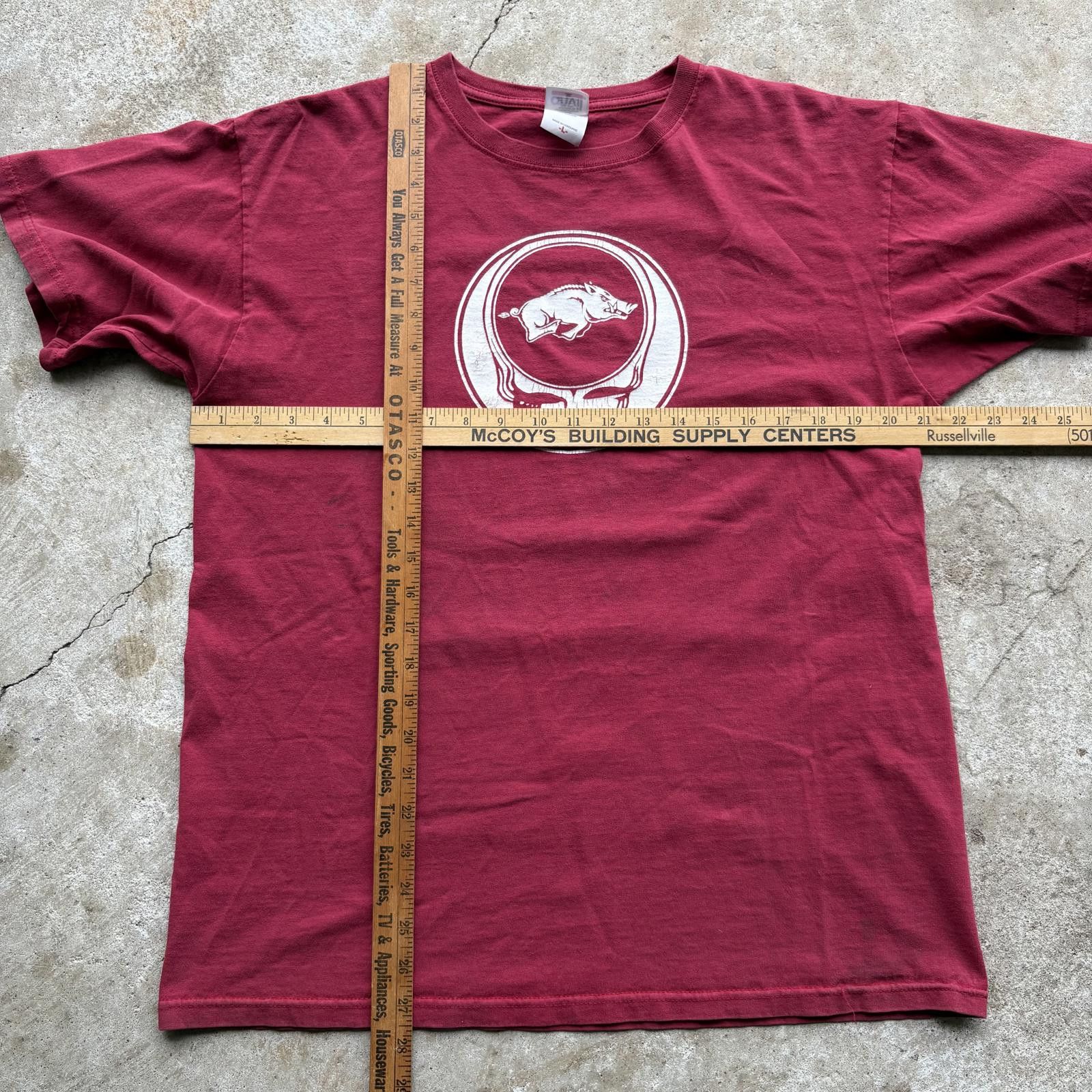 Band Tees × Grateful Dead × Vintage Vintage 90s Y2K Arkansas Razorbacks Grateful Dead Band Shirt Size US L / EU 52-54 / 3 - 4 Thumbnail