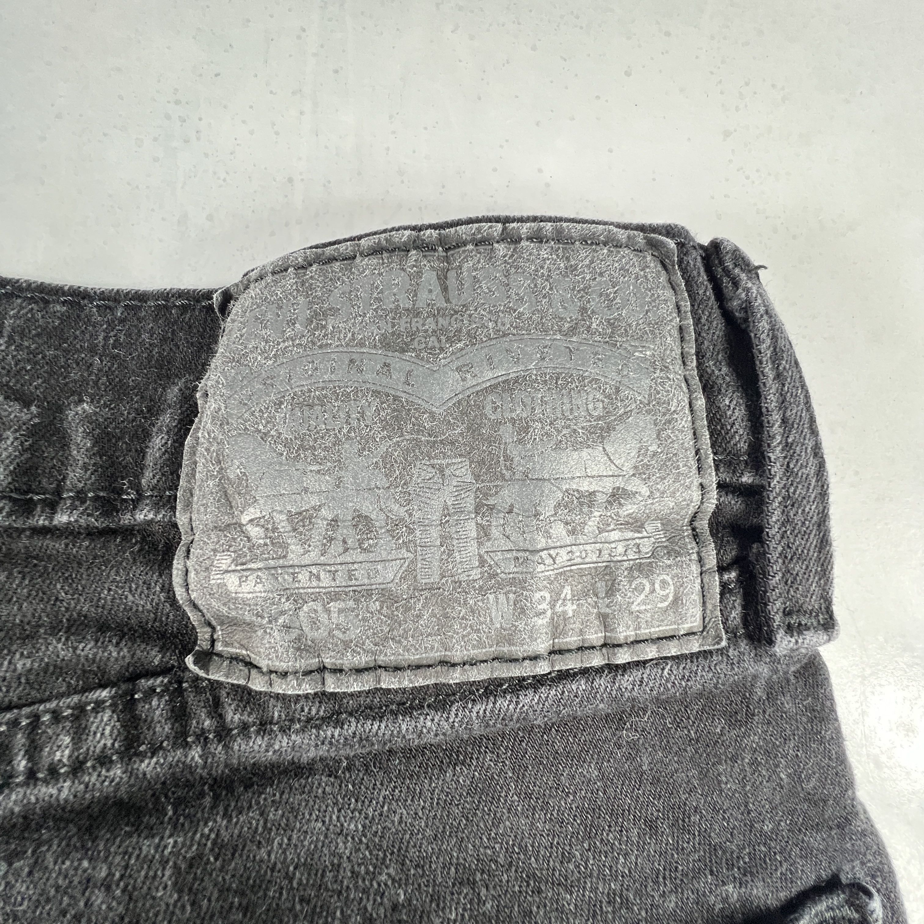 Levi's Levi's Jean Shorts 505 Cut Off Raw Hem Stretch Denim Jorts Size US 33 - 11 Thumbnail