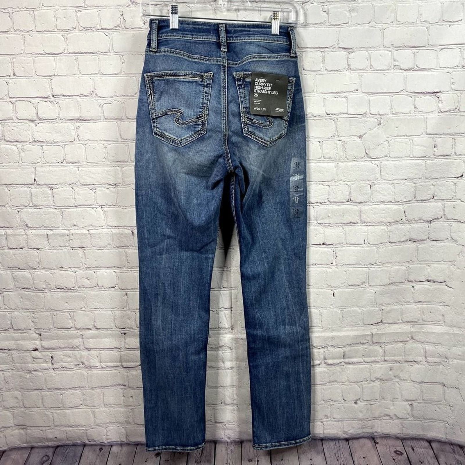 Other NWT Silver Jeans, Avery Curvy Fit Size 26" / US 2 / IT 38 - 6 Thumbnail