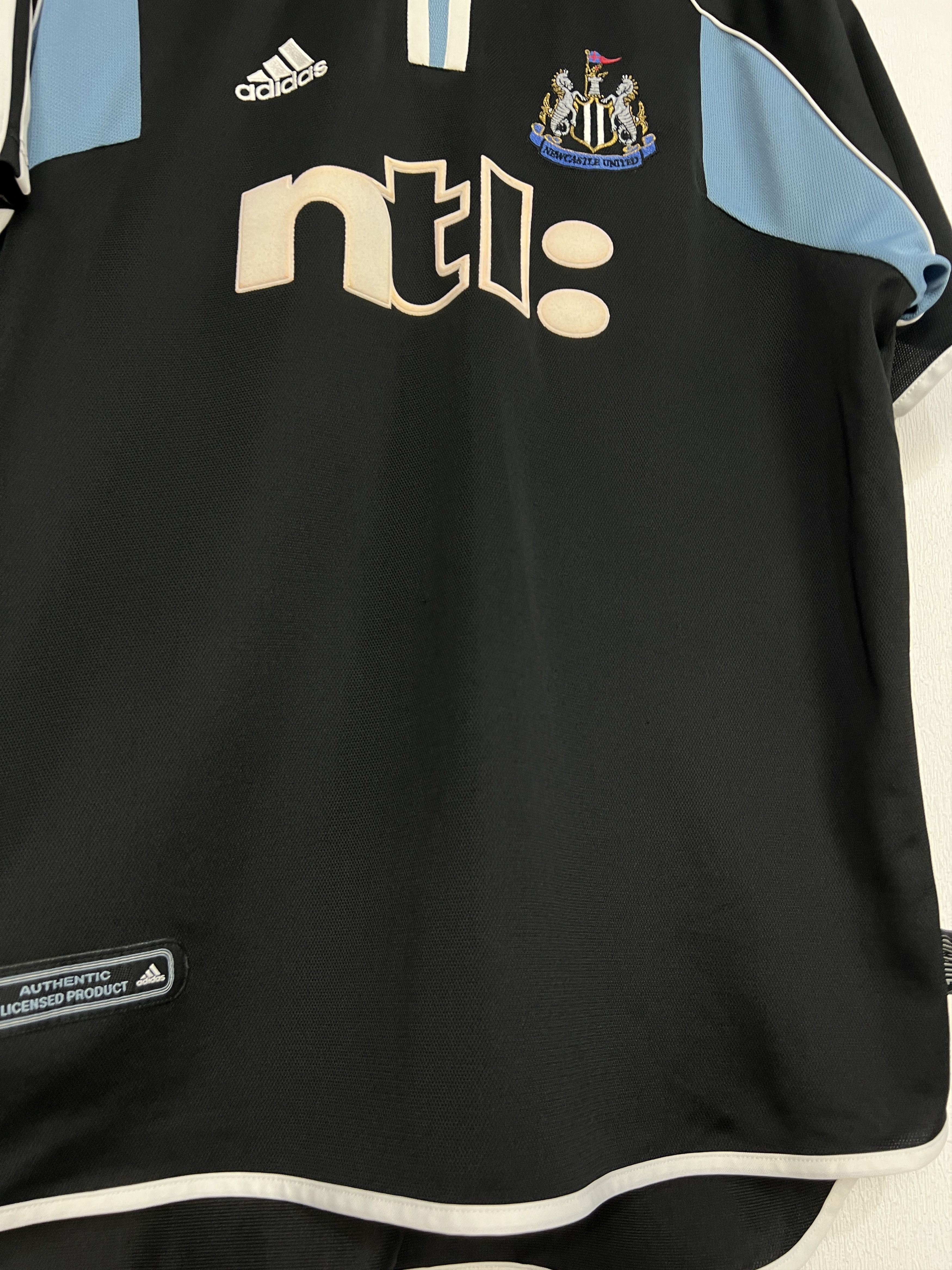 Adidas Newcastle Away football shirt 2000 Soccer Jersey Trikot Size US L / EU 52-54 / 3 - 10 Thumbnail