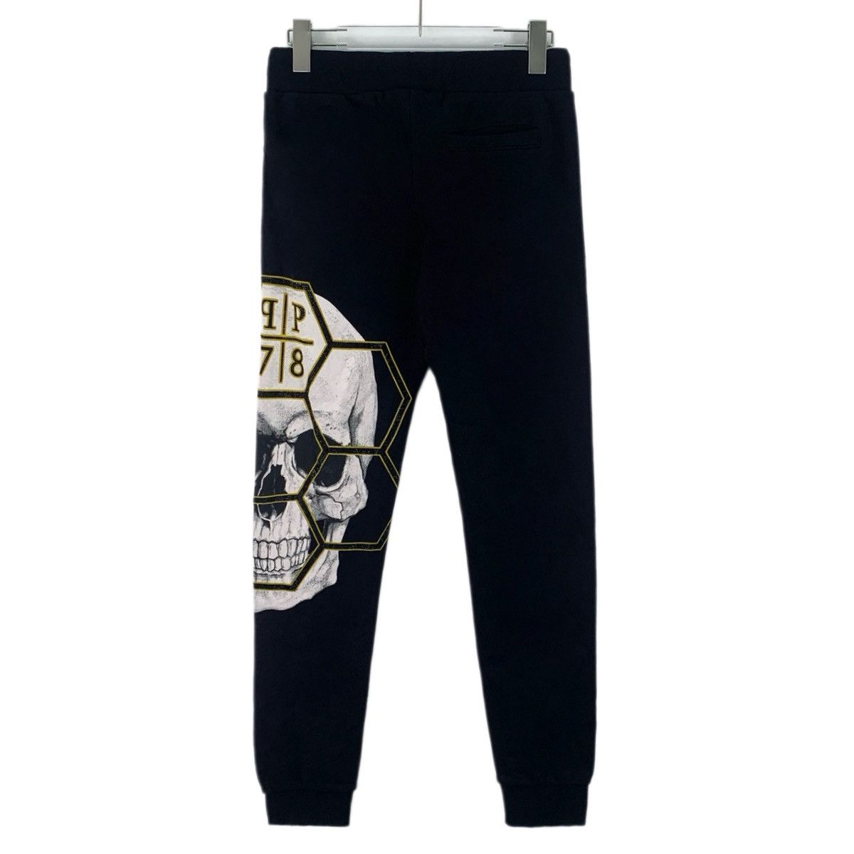 Philipp Plein Philipp Plein Black Skull Print Beaded Casual Pants K26WX Size US 32 / EU 48 - 2 Thumbnail