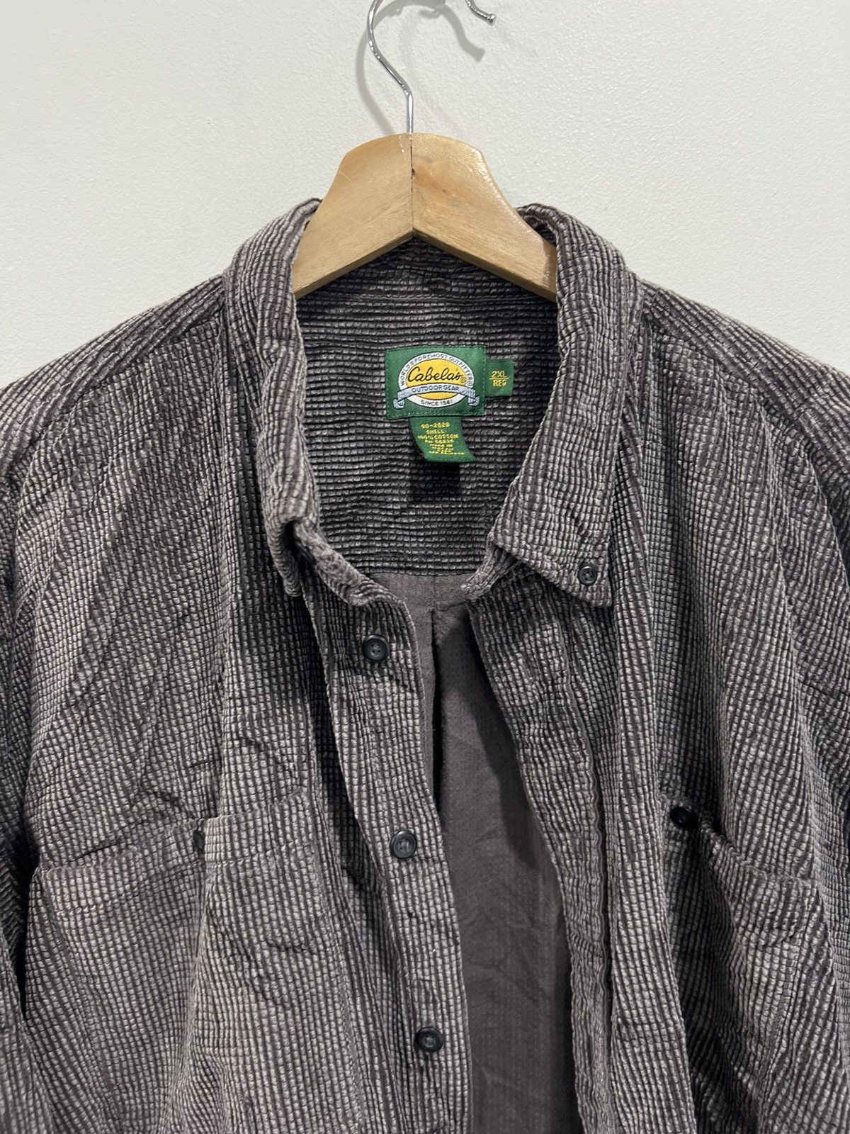 Cabelas Vintage Cabelas Button Up Shirt Corduroy XXL eddie bauer Size US XXL / EU 58 / 5 - 3 Thumbnail
