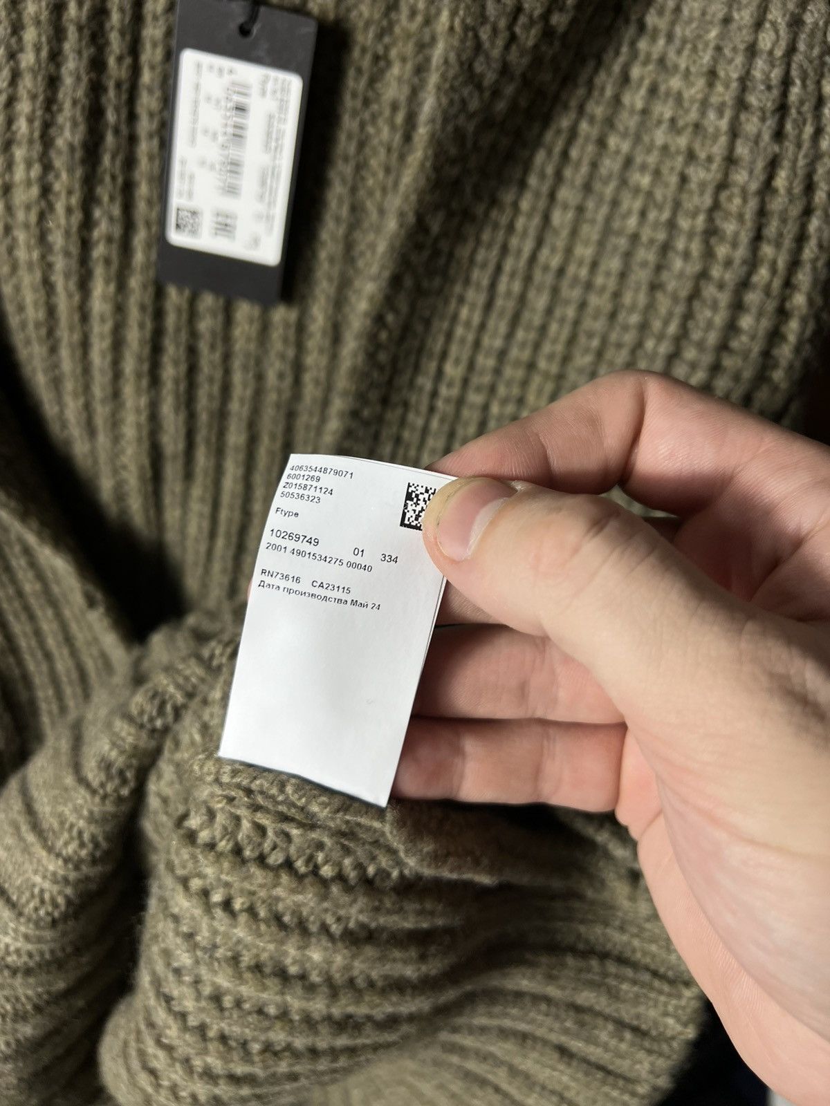 Hugo Boss RRP 520$ NWT Boss Luxury Wool Chunky Knit Sweater Green Size US M / EU 48-50 / 2 - 12 Thumbnail
