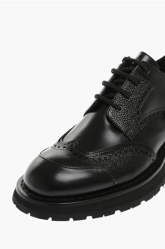 Alexander McQueen o1y1024 Laced Shoes in Black Size US 8.5 / EU 41-42 - 4 Thumbnail
