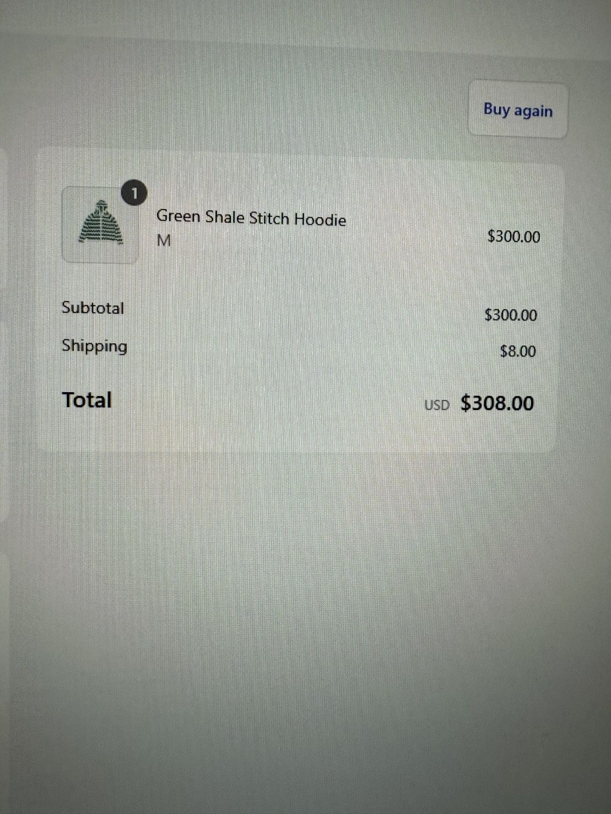 YITAI Yitai Green Shale Stitch Hoodie Medium Size US M / EU 48-50 / 2 - 6 Thumbnail
