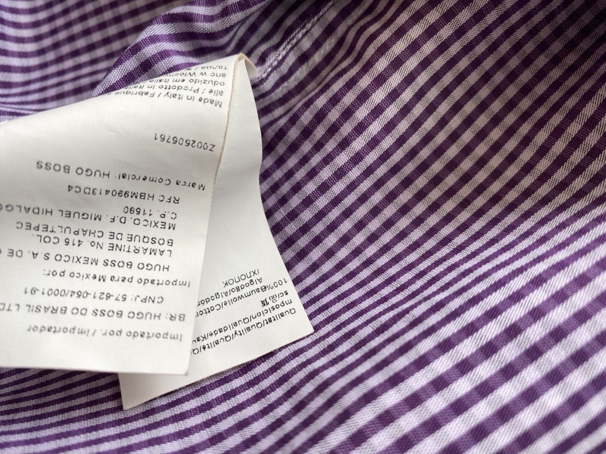 Hugo Boss Hugo Boss Regular fit check ls shirt made in Italy Size US M / EU 48-50 / 2 - 8 Thumbnail