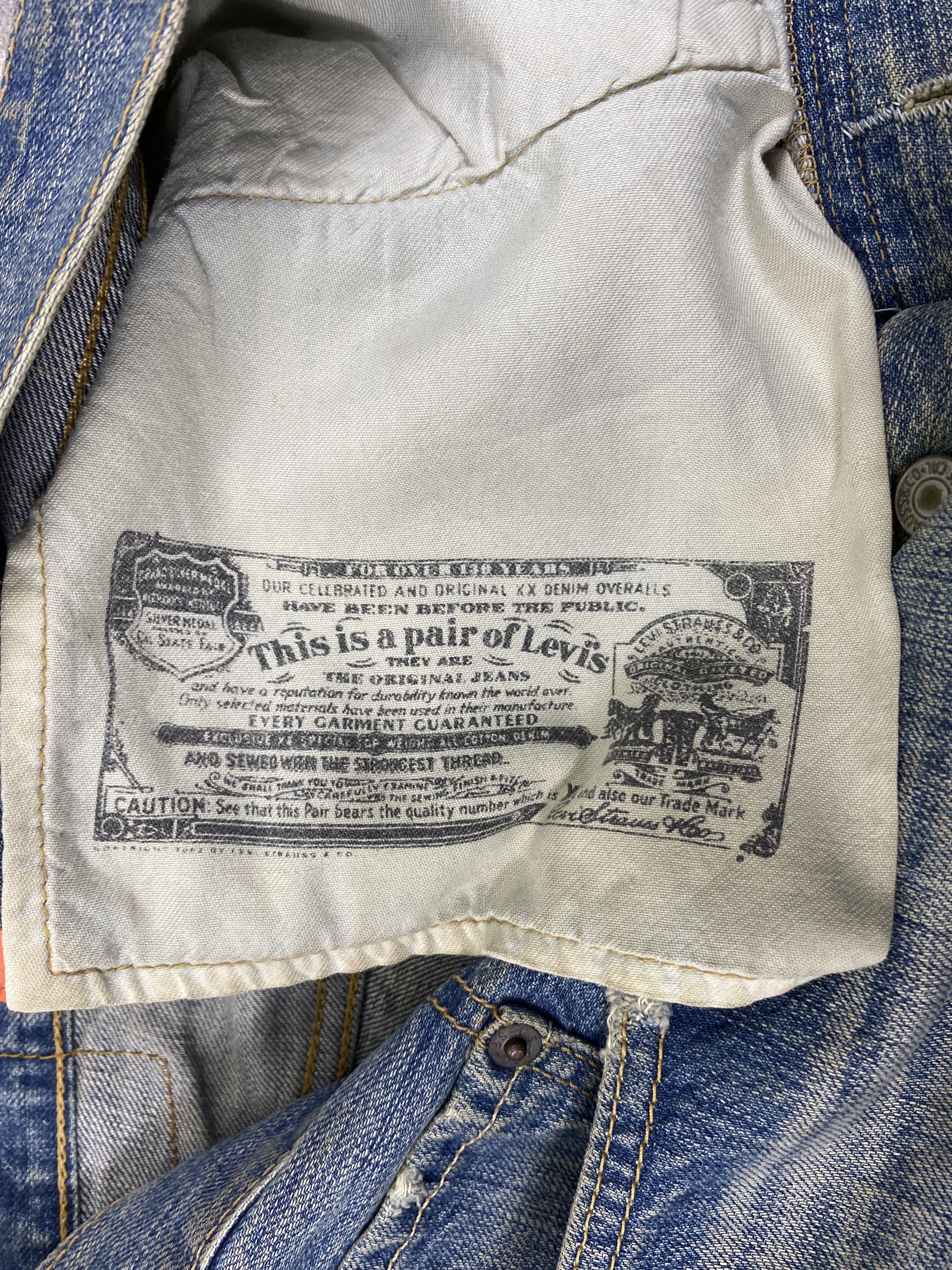 Levi's Distressed Blue Vintage Levi's 501 Jeans 32x31 Denim JN3482 Size US 32 / EU 48 - 11 Thumbnail