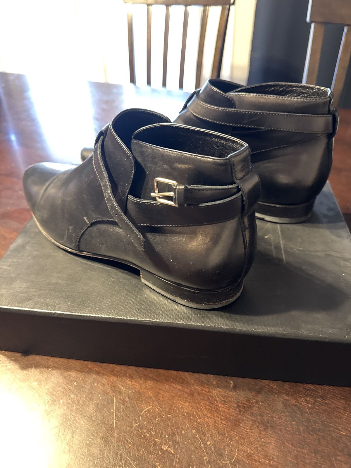 Saint Laurent Paris Saint Laurent Jodphur Black Mid Noir Size US 11.5 / EU 44-45 - 5 Thumbnail