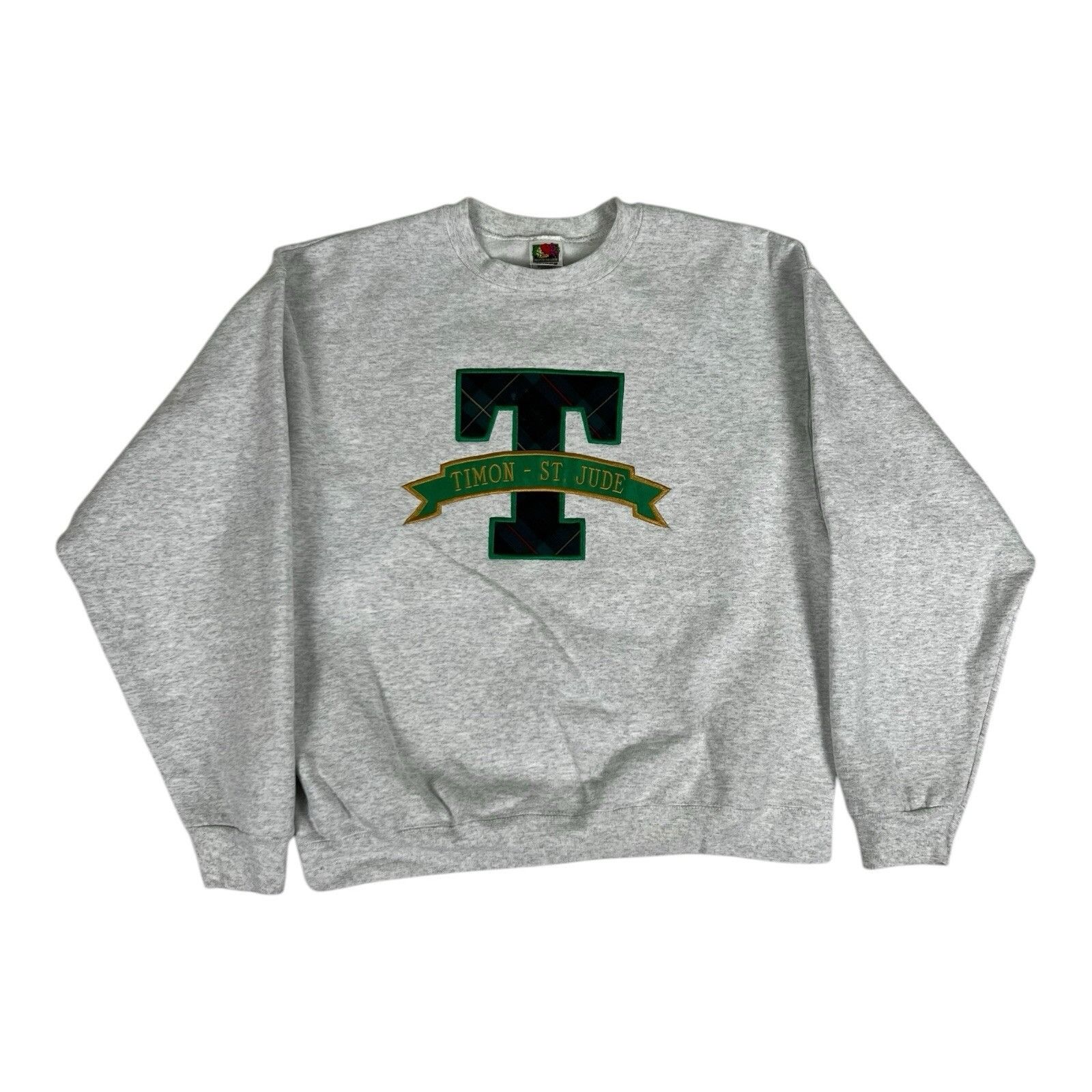 Fruit Of The Loom Vintage Bishop Timon St Jude High School Sweatshirt Size XL Size US XL / EU 56 / 4 - 1 Thumbnail