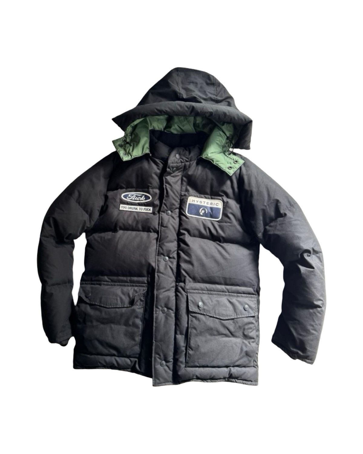 Hysteric Glamour 90s Vintage Puffer Jacket Size US L / EU 52-54 / 3 - 1 Thumbnail
