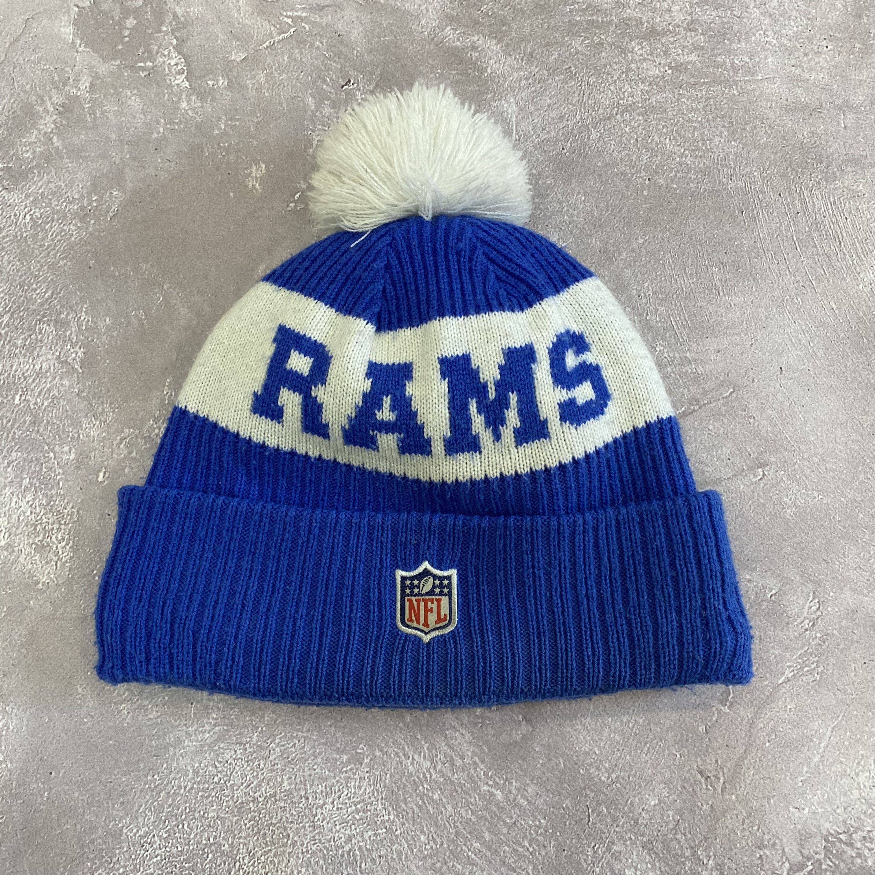 NFL × Vintage Vintage NFL Los Angeles Rams Knitted Hat Size ONE SIZE - 1 Thumbnail