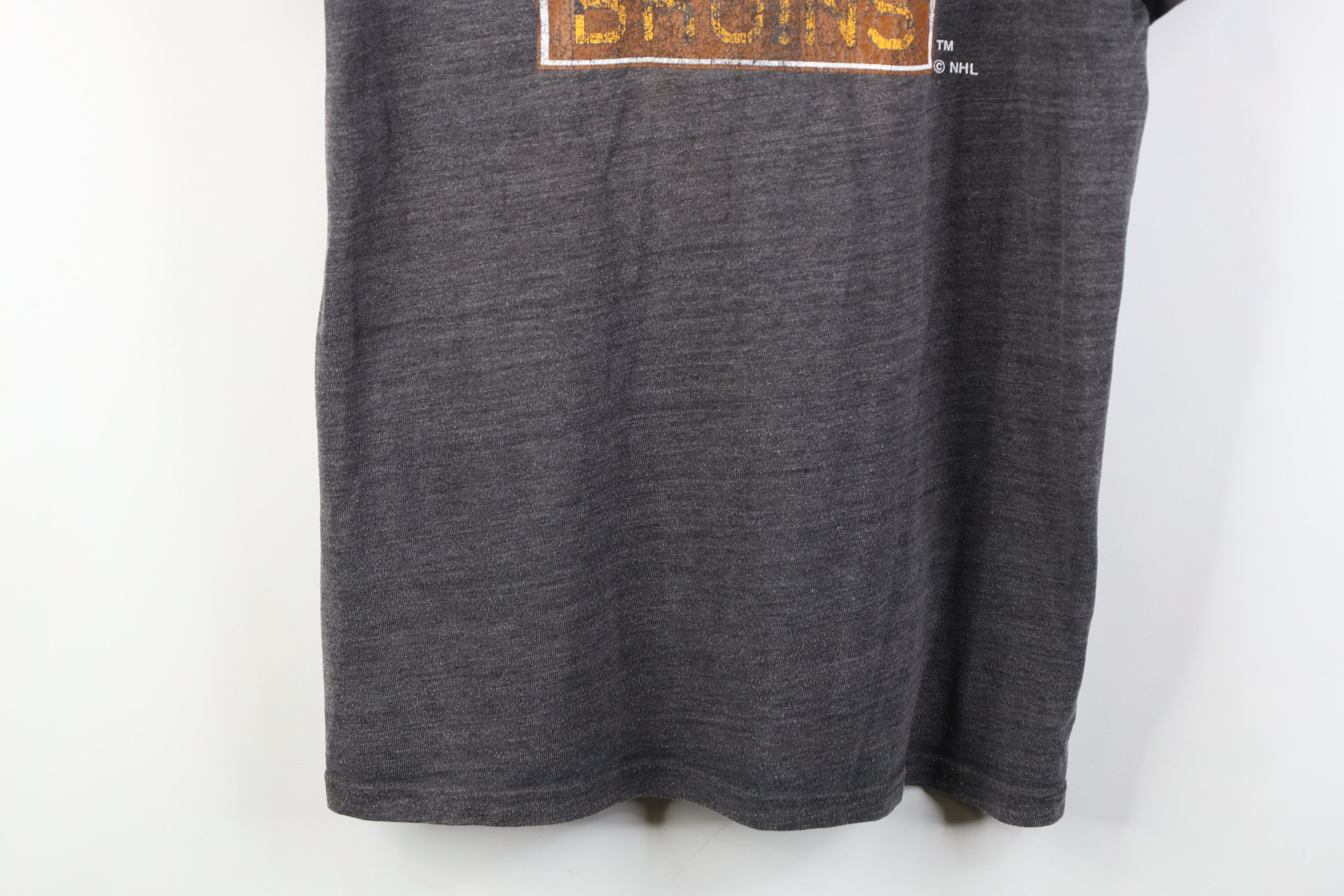 Vintage Retro CCM Spell Out Boston Bruins Hockey Jersey Knit T-Shirt Size US M / EU 48-50 / 2 - 3 Thumbnail