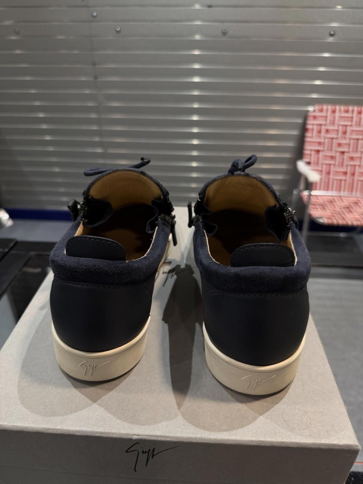 Giuseppe Zanotti Giuseppe Zanotti Frankie Blue Sneakers Size 42EU/9US Size US 9 / EU 42 - 9 Thumbnail