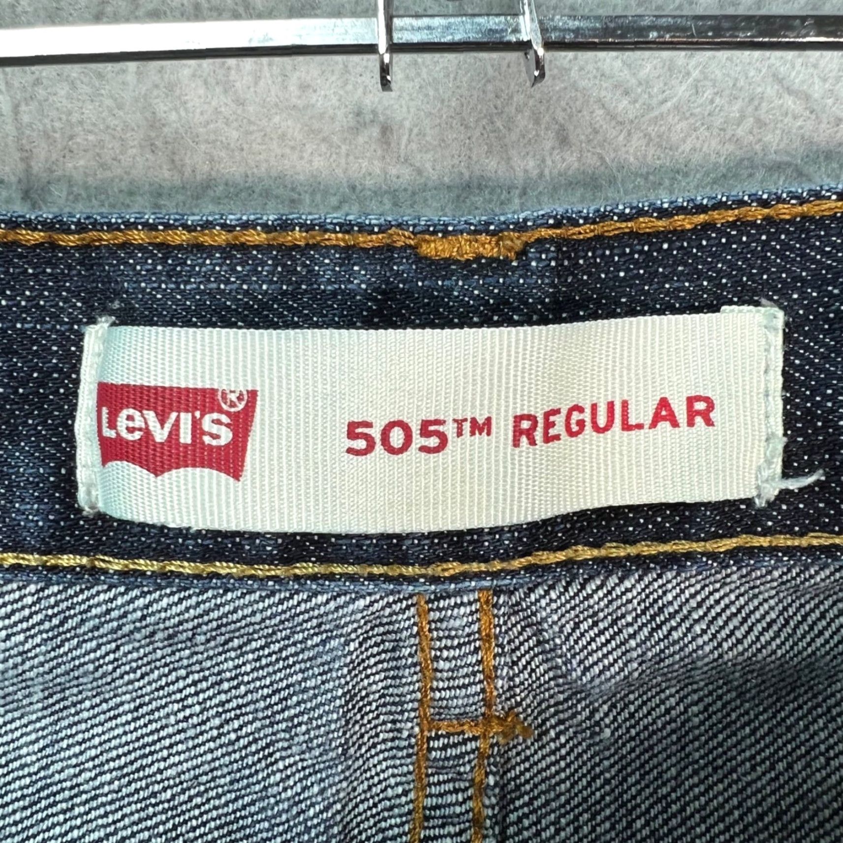 Levi's Levis 505 Womens Size 14 Regular Fit Jeans Blue Denim Size 36" / US 14 / IT 50 - 3 Thumbnail