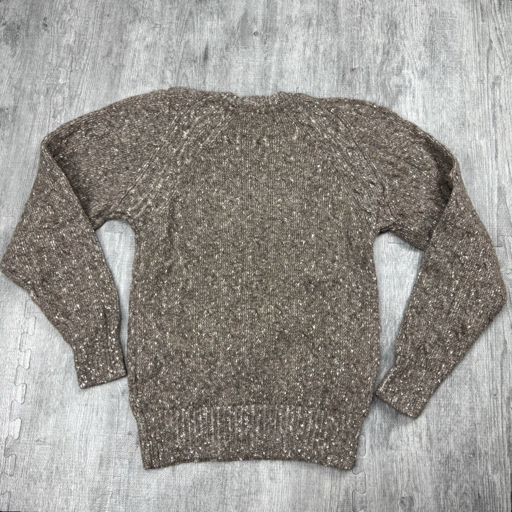 Gant VINTAGE GANT 90s Cable Knit Pullover Sweater Brown M Mens Size US M / EU 48-50 / 2 - 6 Thumbnail