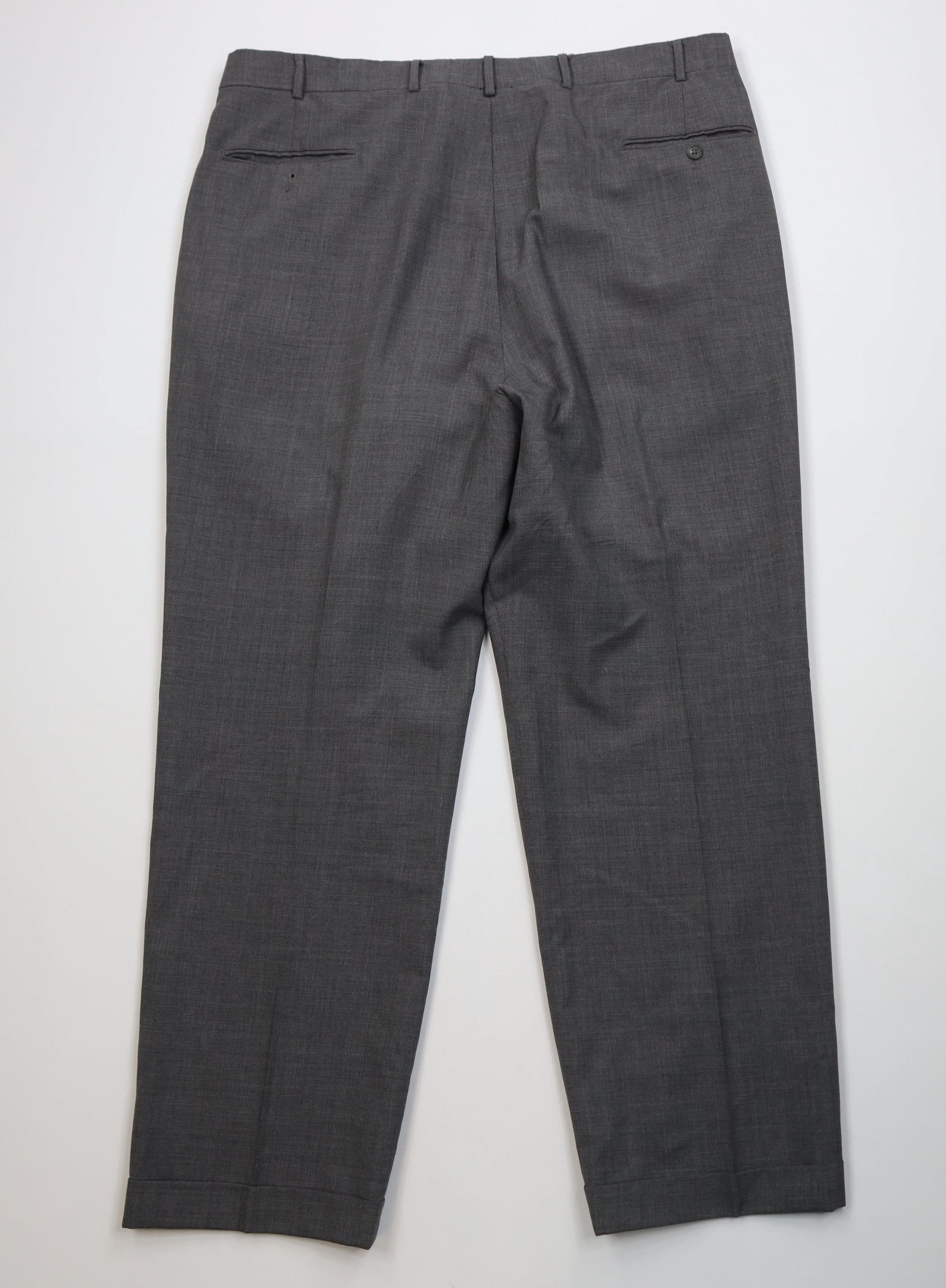 Vintage Vintage 90s Streetwear Wool Knit Wide Leg Chino Pants USA Size US 40 / EU 56 - 12 Thumbnail