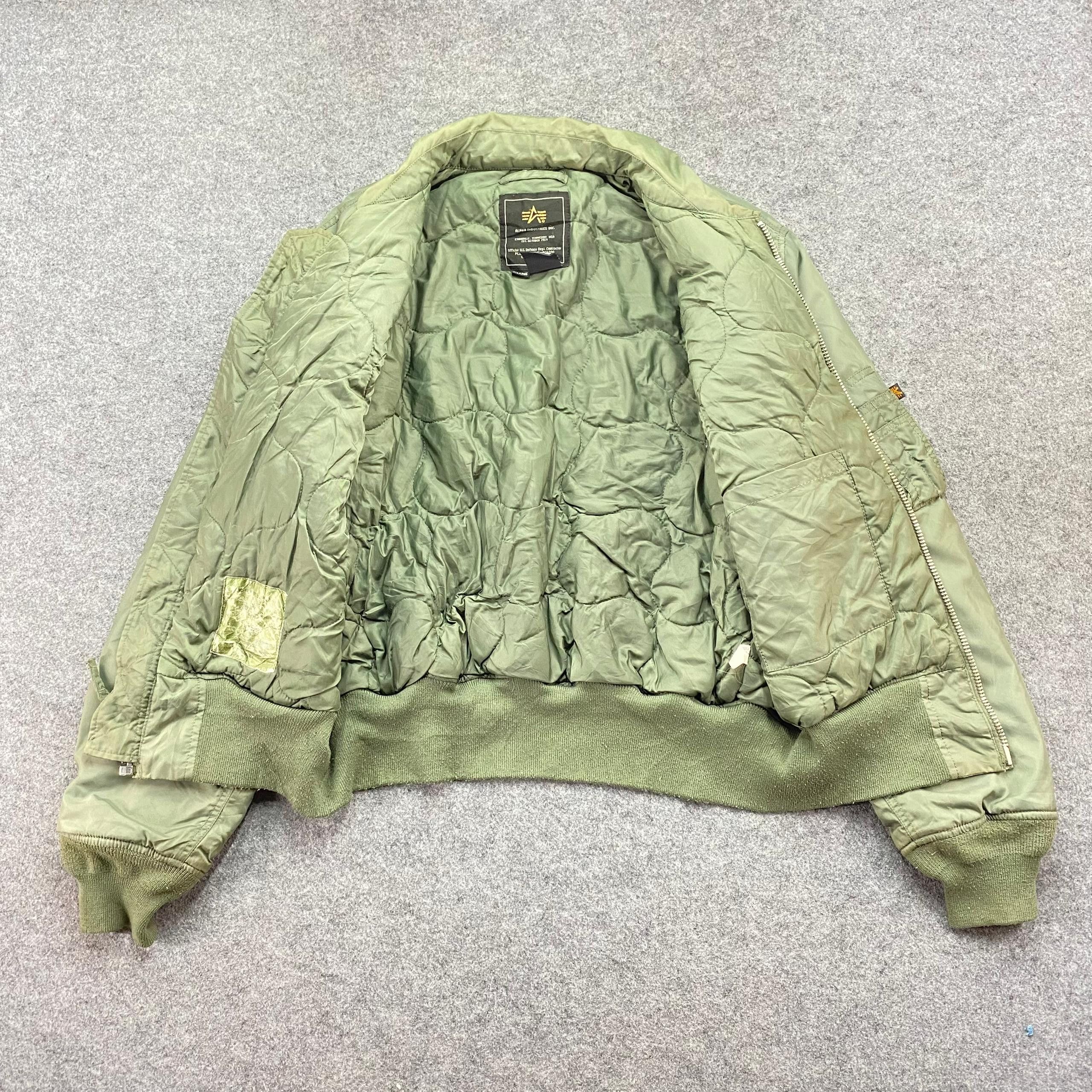Alpha Industries Vintage Alpha Industries Fylers Bombers Jacket Size US XL / EU 56 / 4 - 3 Thumbnail