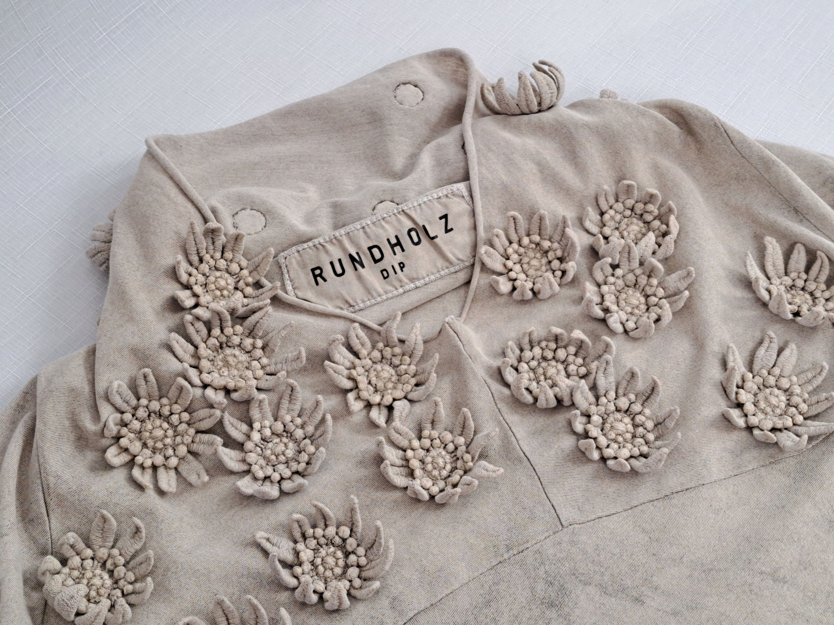 Rundholz RUNDHOLZ Dip flower embellished long sleeve top. Size XS Size XS / US 0-2 / IT 36-38 - 8 Thumbnail