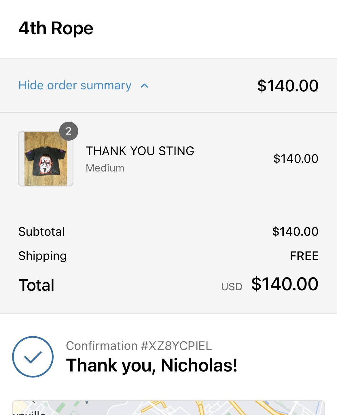 Other Fourth Rope Westside Gunn Sting embroidered tee shirt medium Size US M / EU 48-50 / 2 - 4 Thumbnail