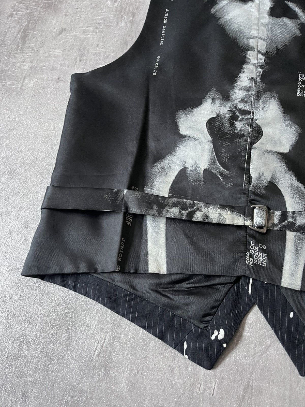 Jean Paul Gaultier Jean Paul Gaultier Junior S/S 1990 X-Ray reversible vest Size US L / EU 52-54 / 3 - 7 Thumbnail