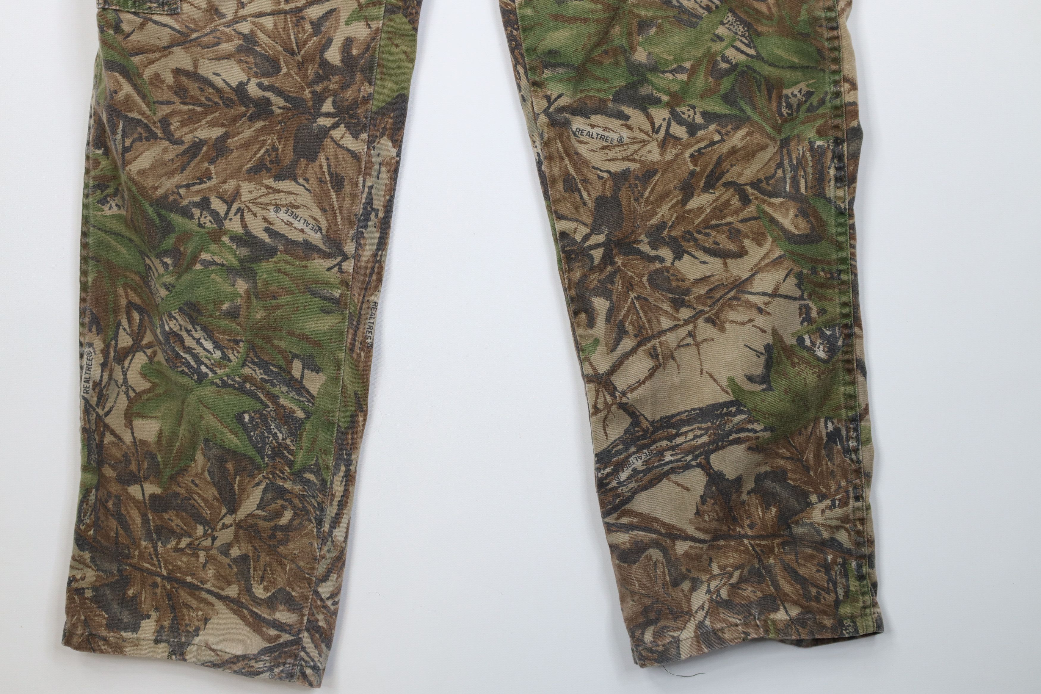 Vintage Vintage 90s Streetwear Camouflage Wide Leg Cargo Pants USA Size US 32 / EU 48 - 5 Thumbnail