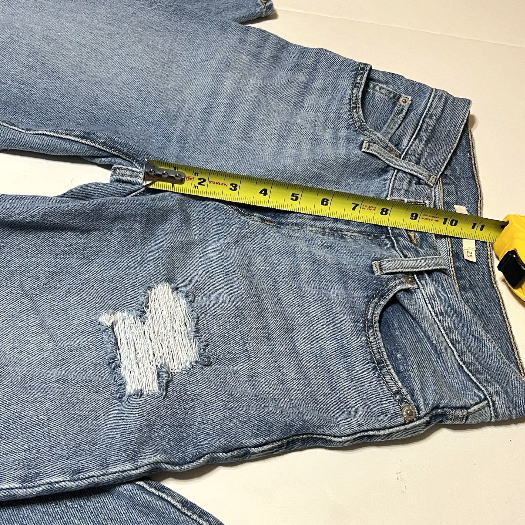 Levi's Levi's Jeans Women Baggy 94 27x30 Blue Denim Straight Leg Relaxed Fit 5-Pocket Zipper Button Vintage? No Size 27" / US 4 / IT 40 - 4 Thumbnail