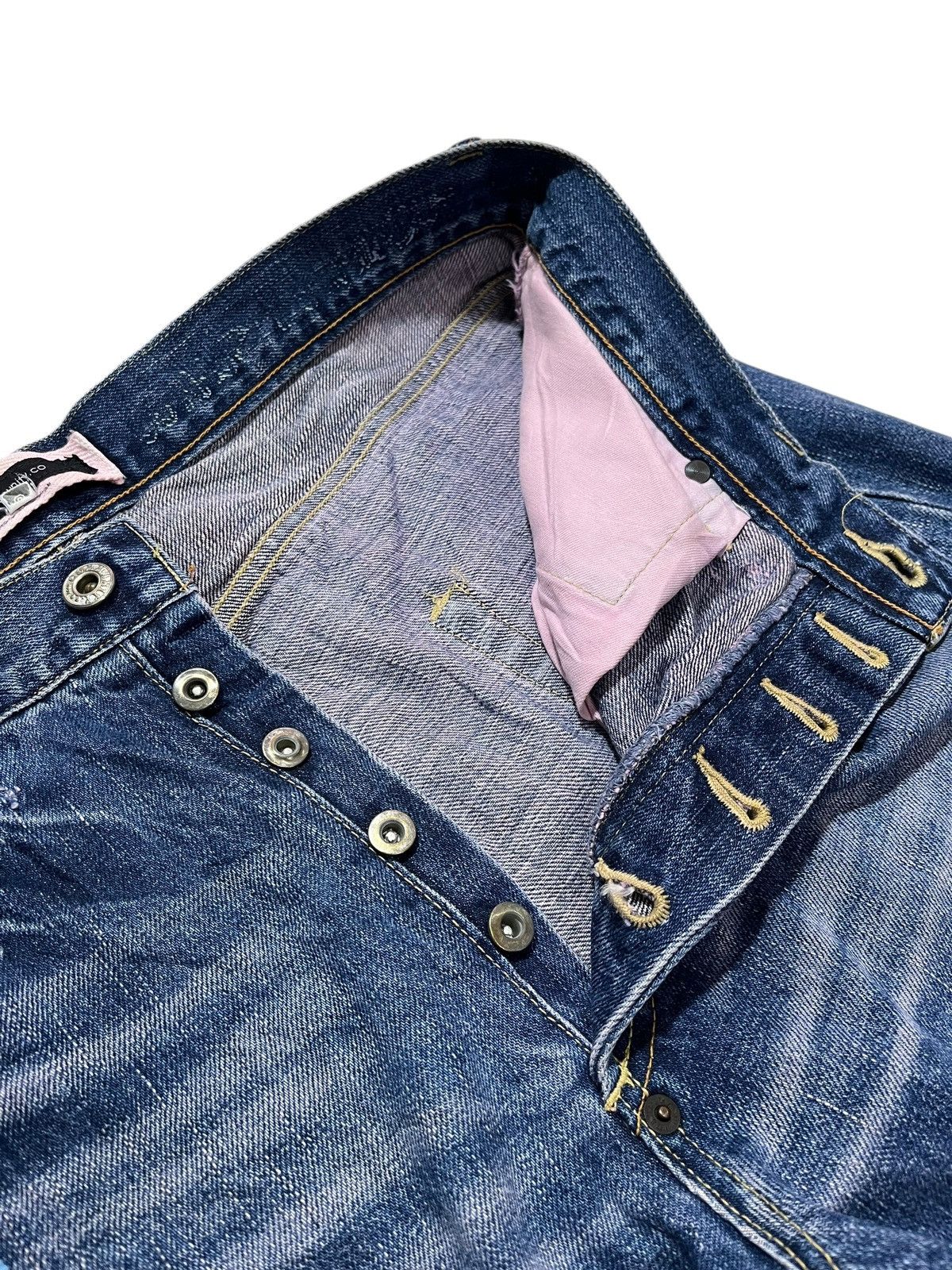 Designer × Japanese Brand COMMUNITY.CO JAPANESE BRAND SELVEDGE JEANS Size US 35 - 6 Thumbnail