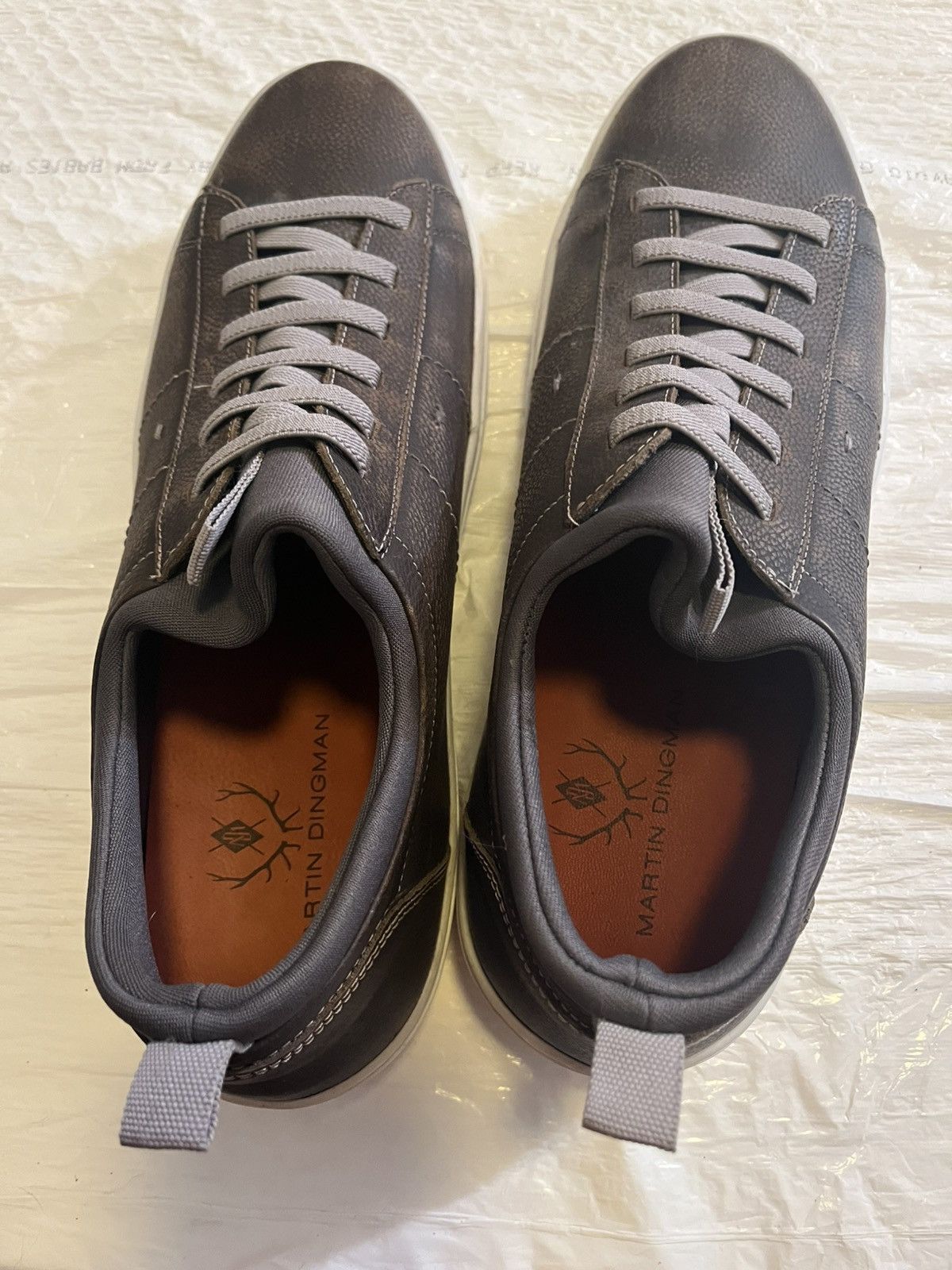 Martin Dingman Martin Dingman Cameron Pebble Grain Sneakers. Size US 11.5 / EU 44-45 - 3 Thumbnail