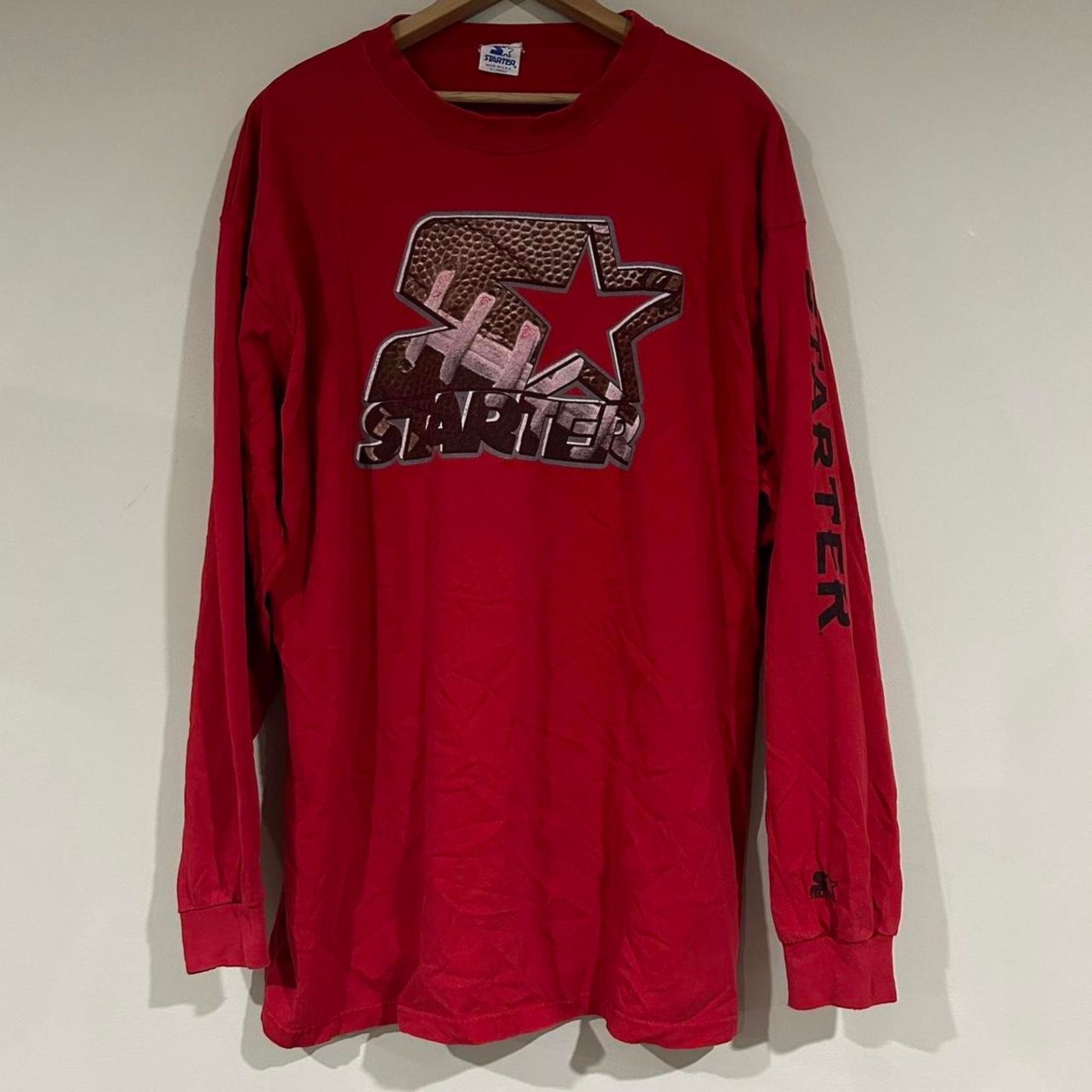 Starter Vintage Starter Football Long Sleeve Shirt Size US XL / EU 56 / 4 - 1 Thumbnail
