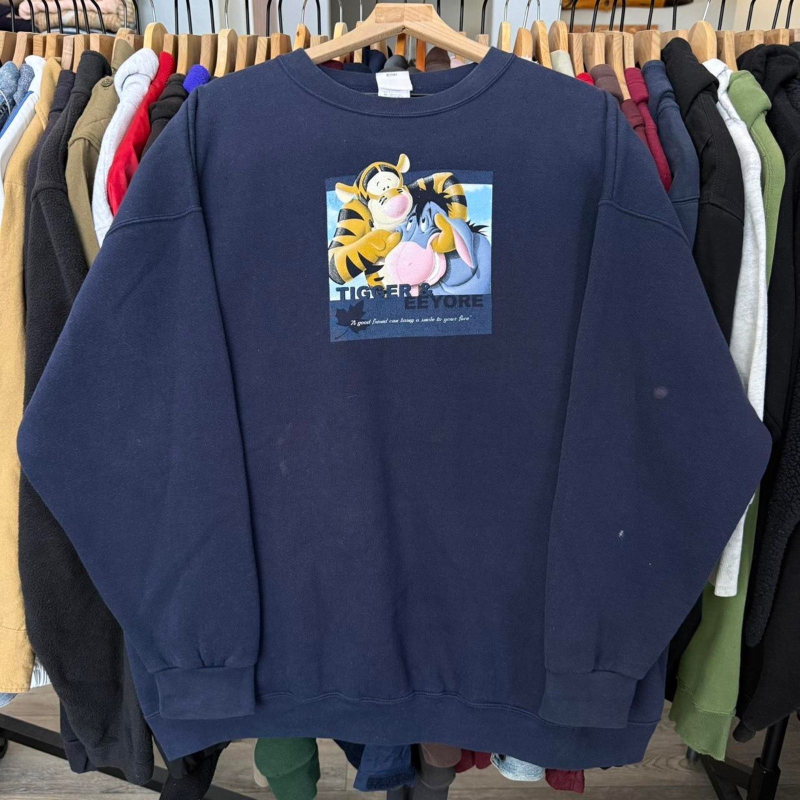 Disney Vintage 90s Disney Tigger and Eeyore Sweatshirt Size US XXL / EU 58 / 5 - 1 Thumbnail