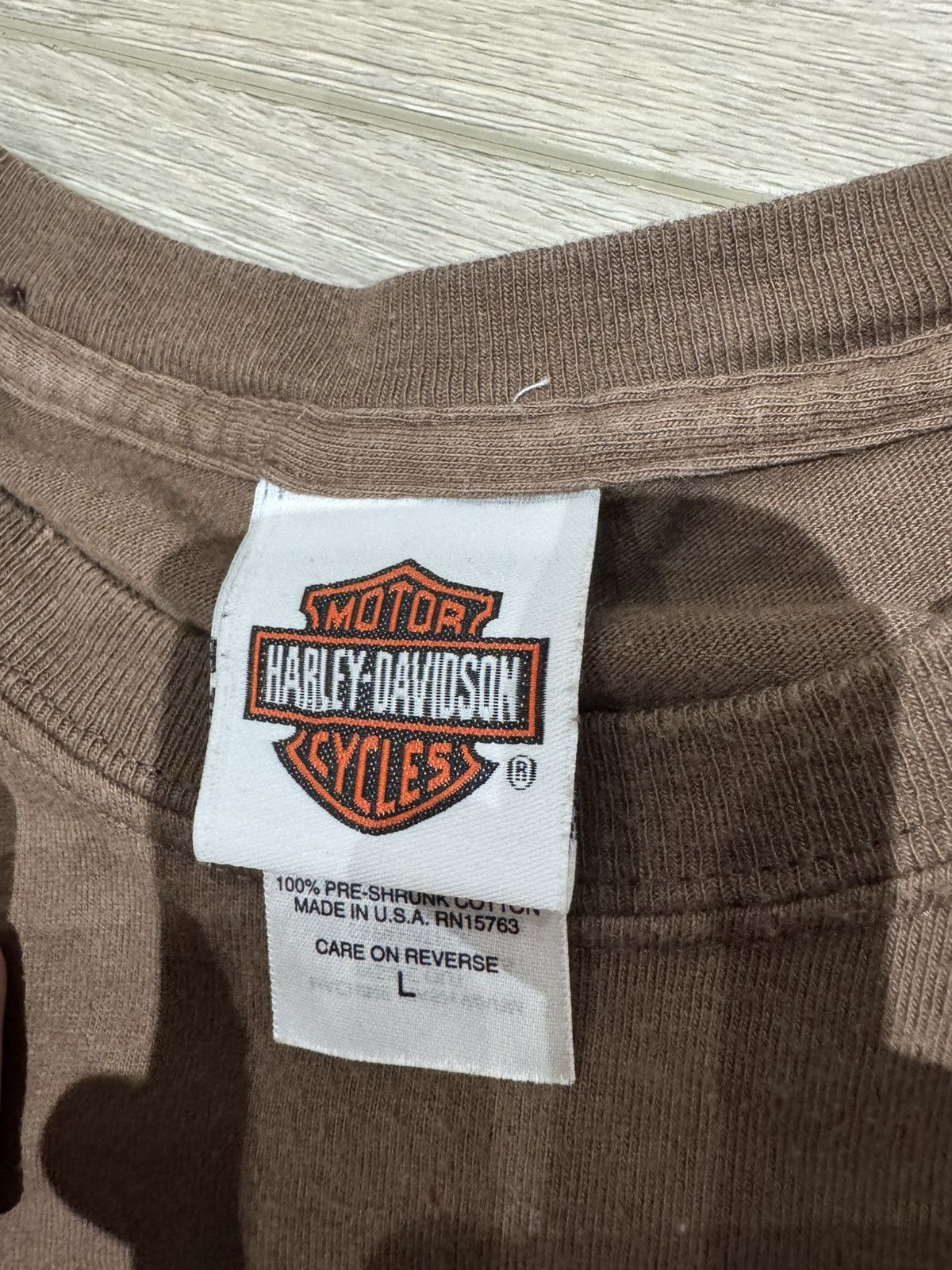 Harley Davidson × Vintage Vintage Brown Harley “Roadrunner” Tee Size US L / EU 52-54 / 3 - 3 Thumbnail