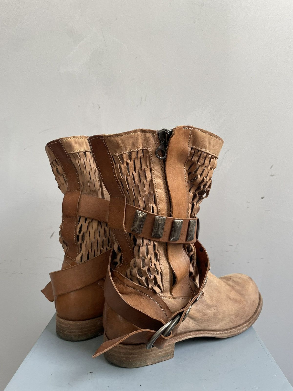 A.S.98 Tornado japanese Avant garde Bikkembergs style boots 90s Size US 7.5 / EU 40-41 - 5 Thumbnail